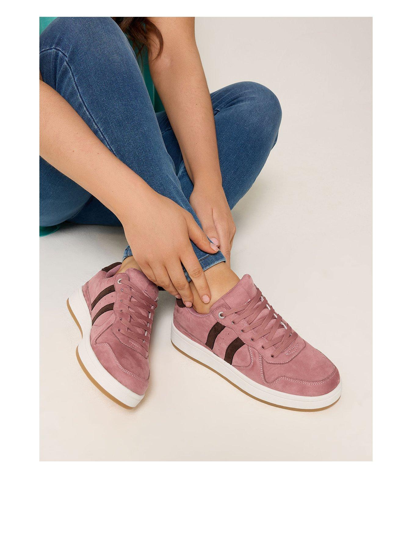 Image 1 of 4 of Yours E Padded Lace Up Trainer
