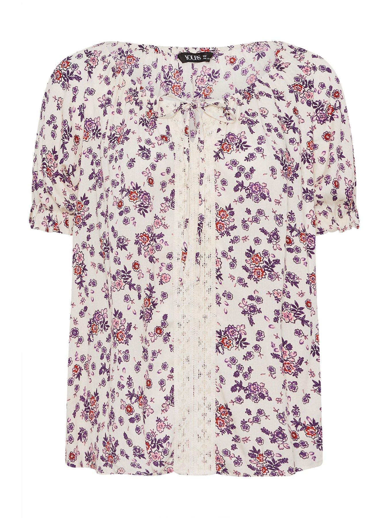 yours-curve-ditsy-floral-top-creamdetail