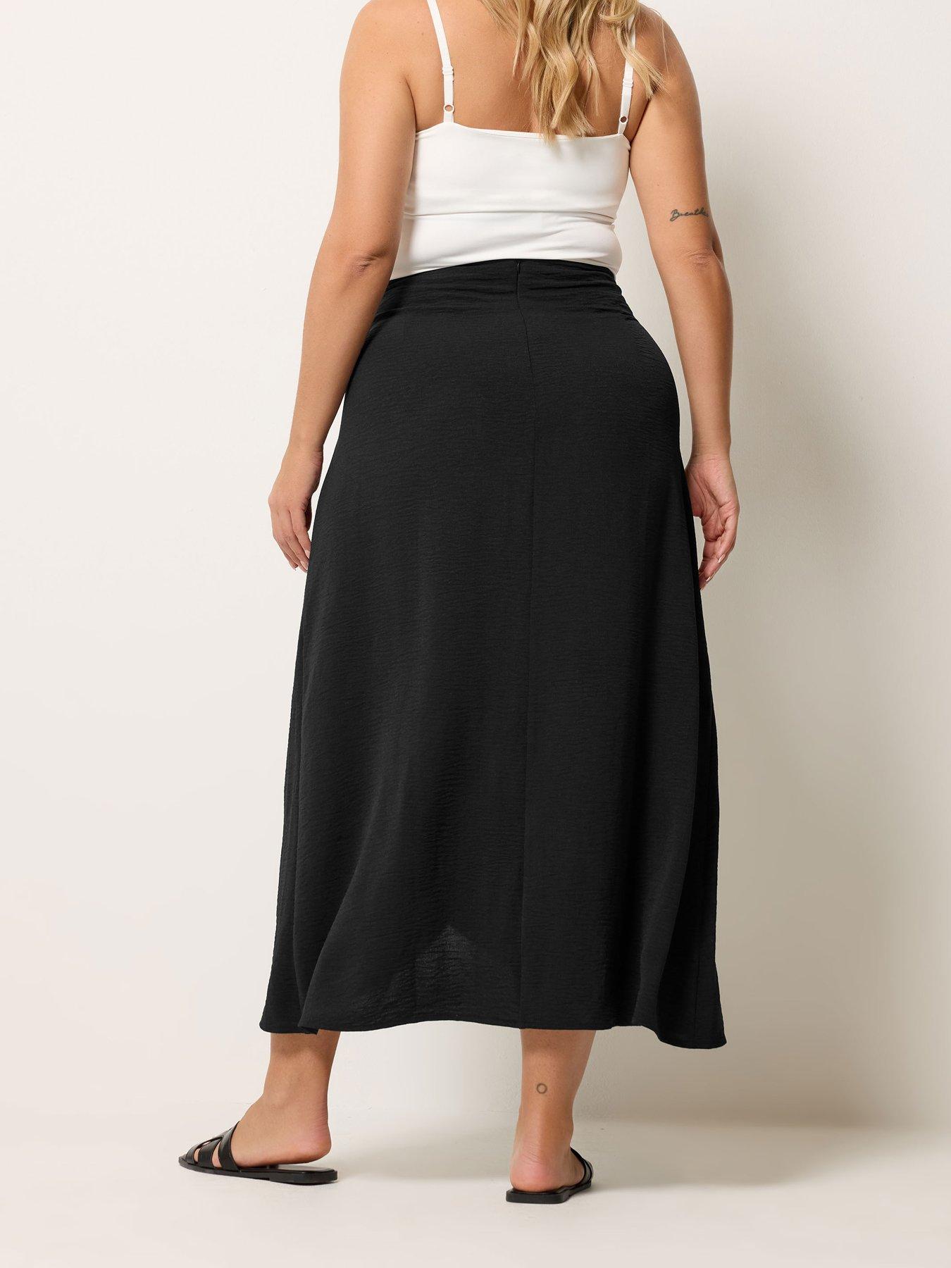 Image 2 of 5 of Yours Curve Wrap Over Skirt