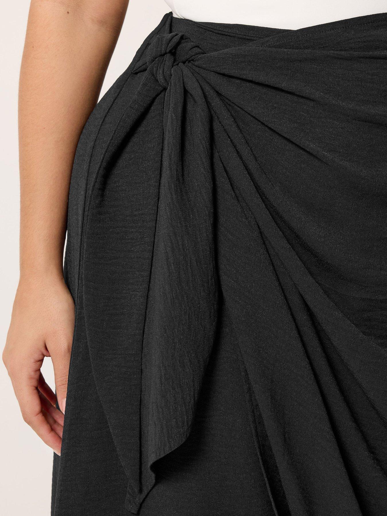 Image 4 of 5 of Yours Curve Wrap Over Skirt