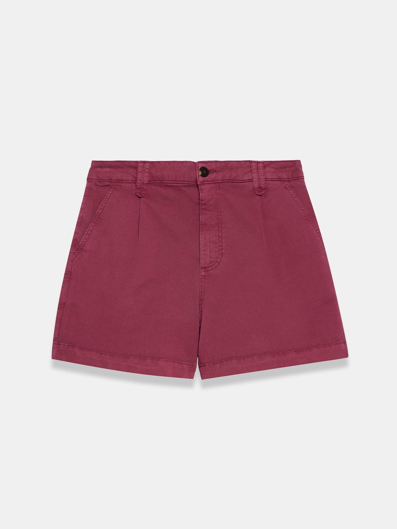 mint-velvet-pleated-chino-short-reddetail