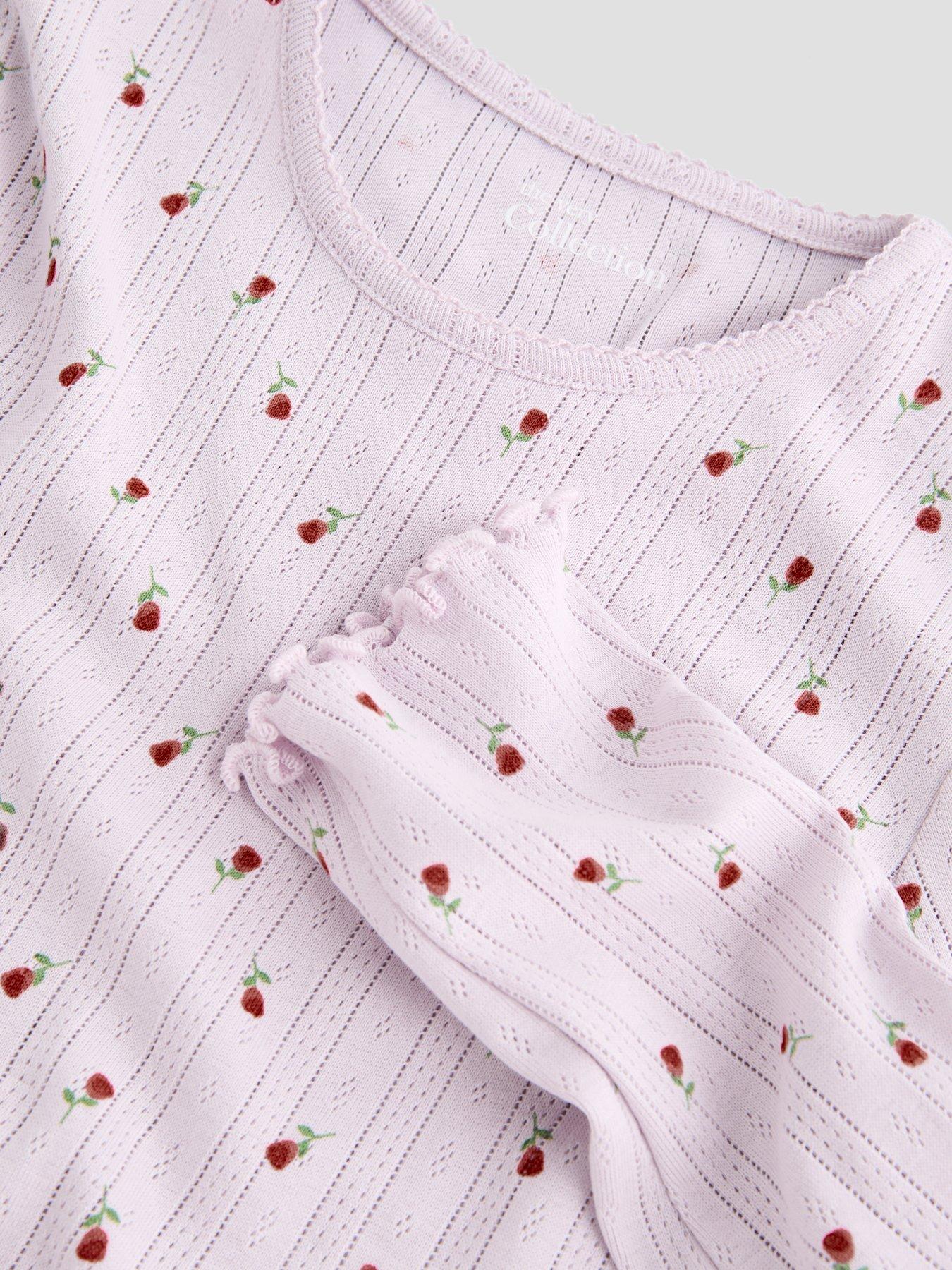 Image 3 of 4 of The Very Collection Girls Pointelle Pyjama