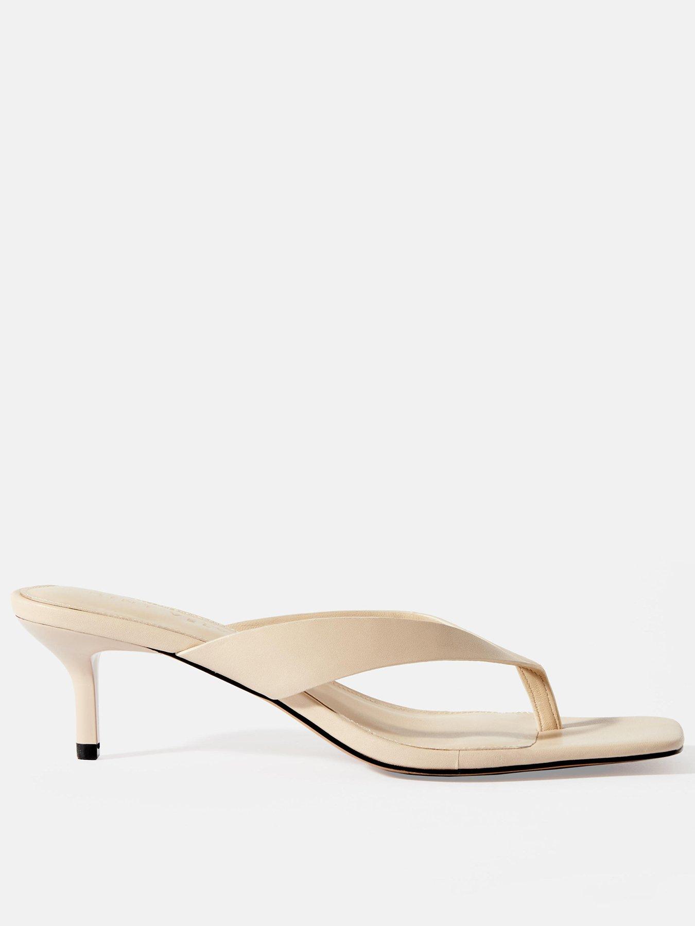 Image 1 of 5 of Mint Velvet Betty Flip Flop Heel