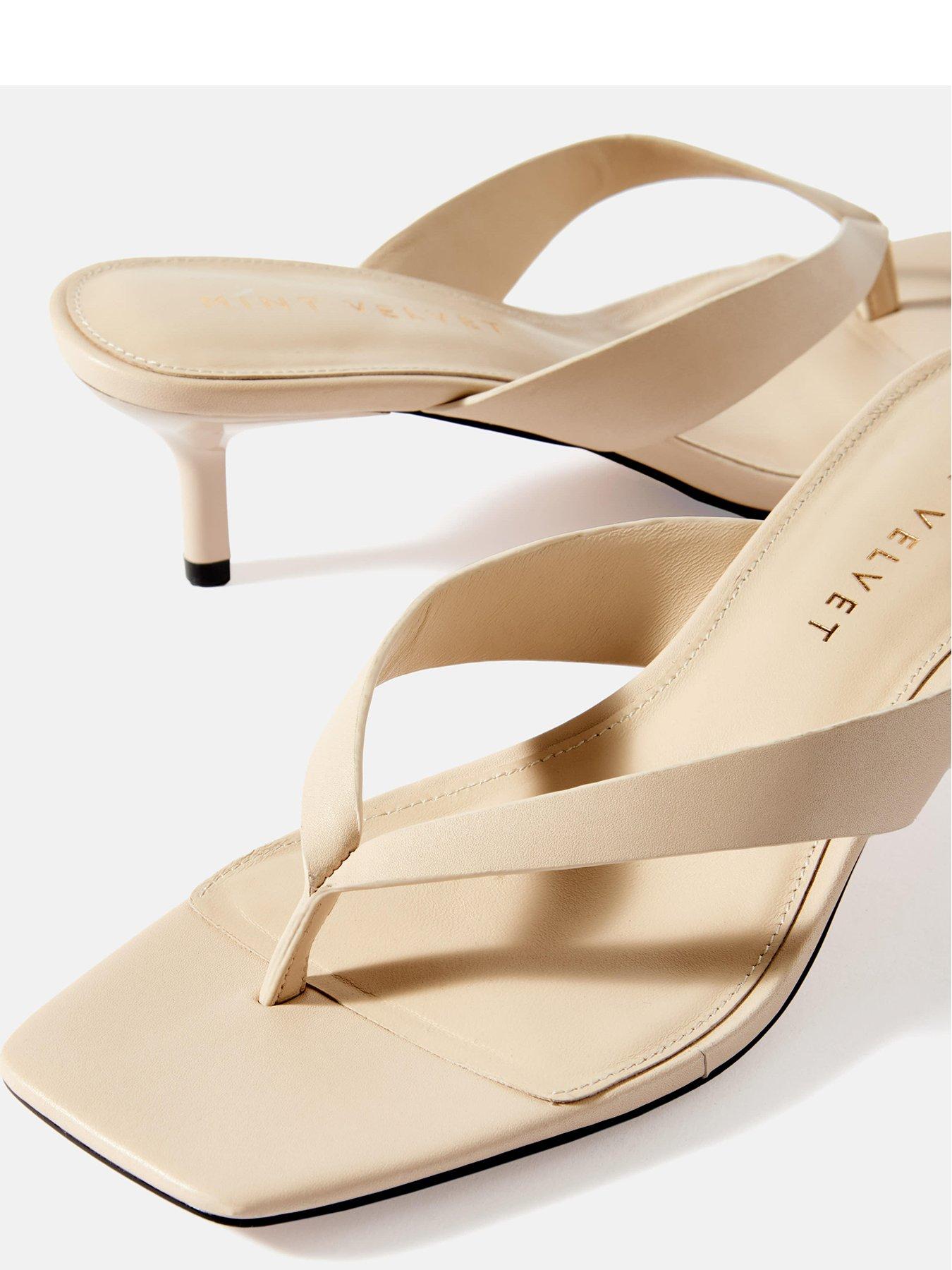 Image 3 of 5 of Mint Velvet Betty Flip Flop Heel