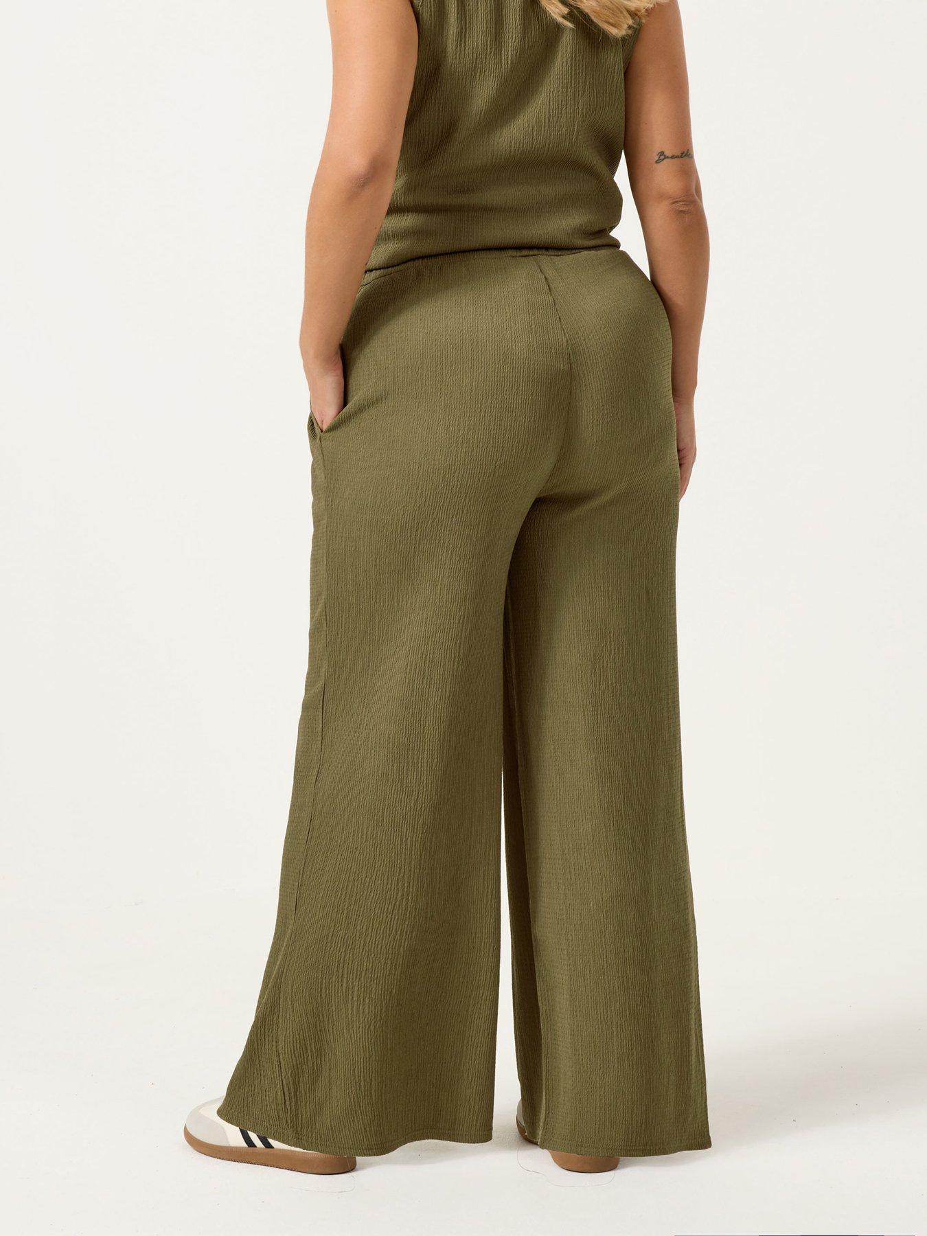 yours-curve-textured-jersey-wide-leg-co-ordstillFront