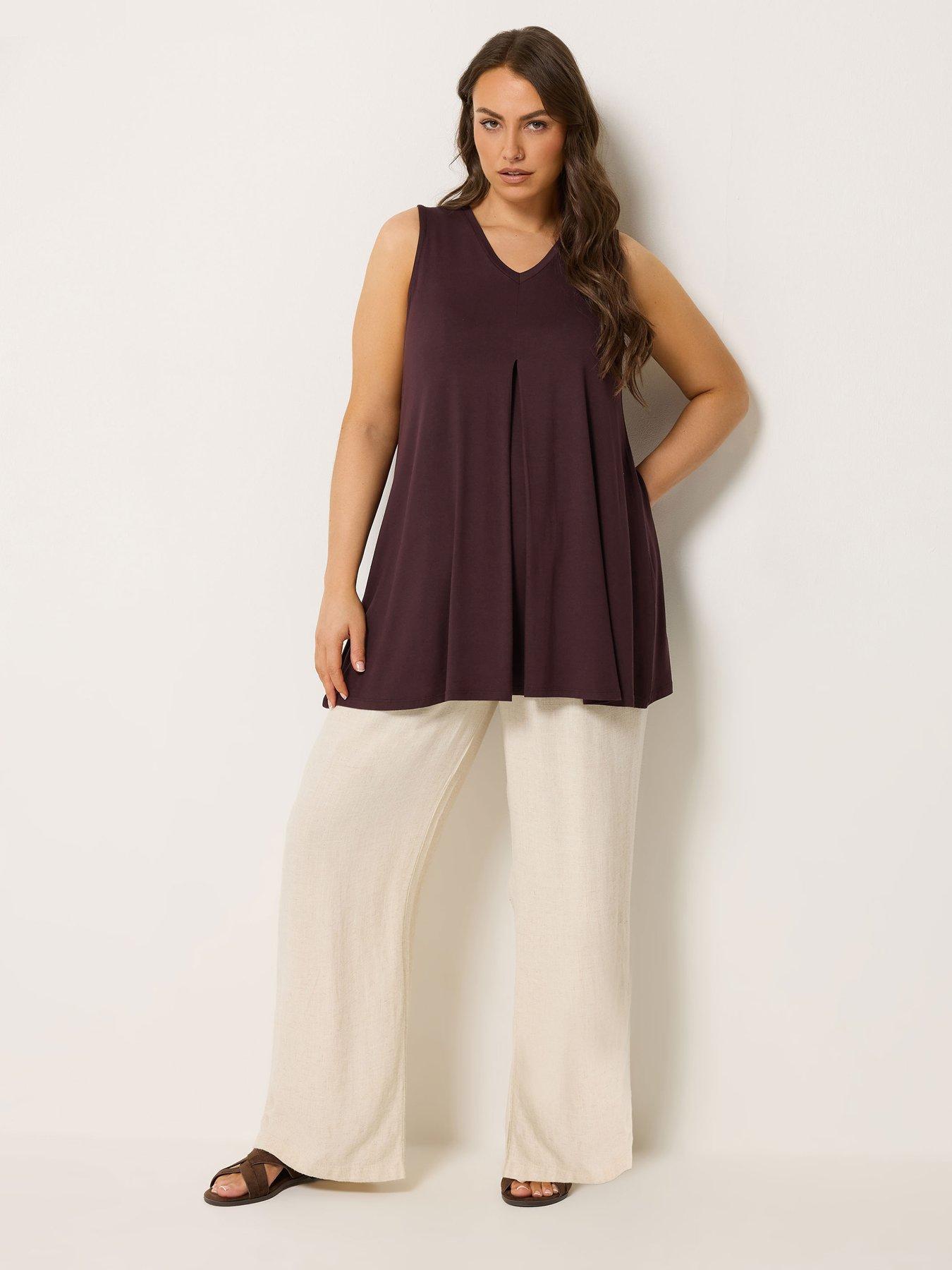 yours-curve-pleat-front-vest-brownback