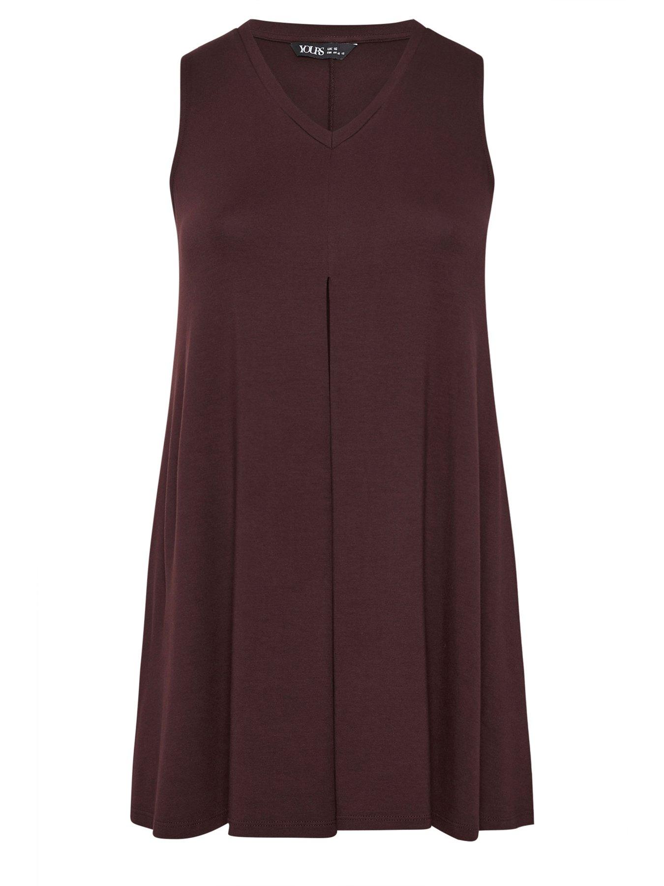 yours-curve-pleat-front-vest-browndetail
