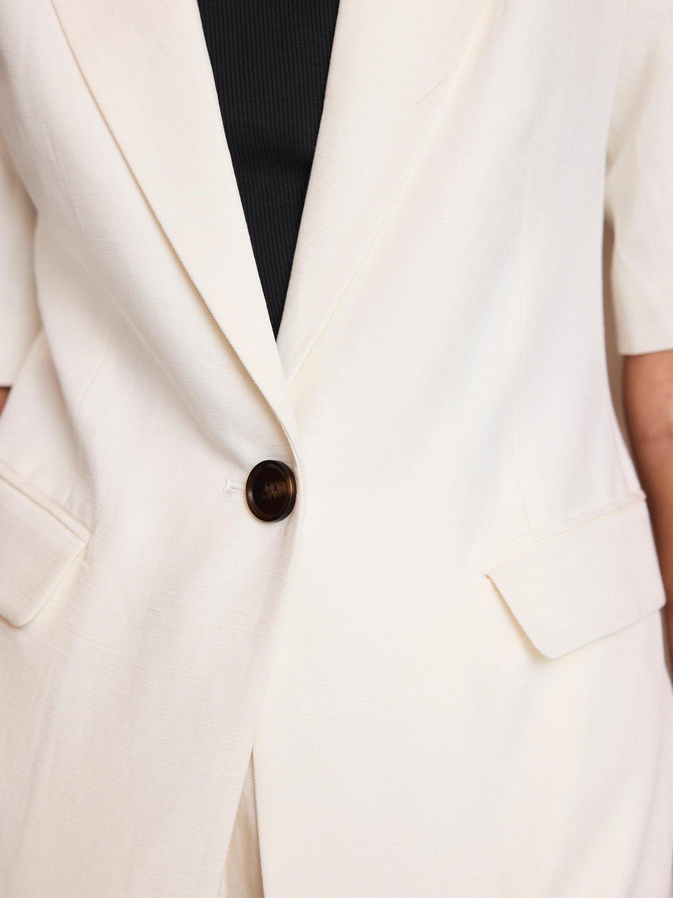 mint-velvet-short-sleeve-linen-blazer-creamstillFront