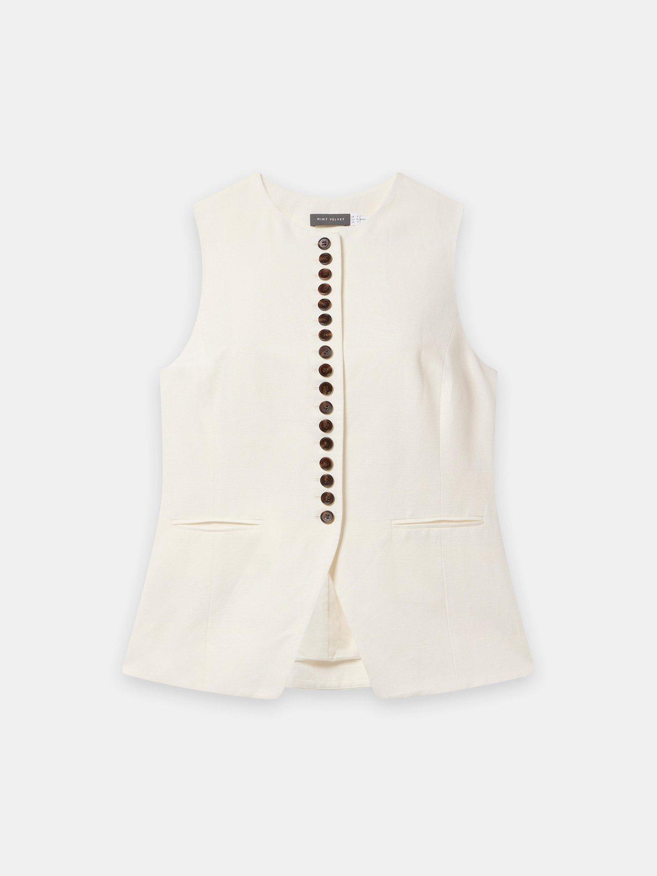 mint-velvet-ivory-button-linen-waistcoatdetail
