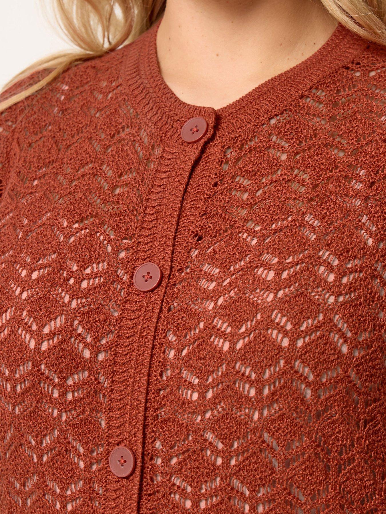 Image 4 of 5 of Yours Curve Button Through Short Sleeve Top