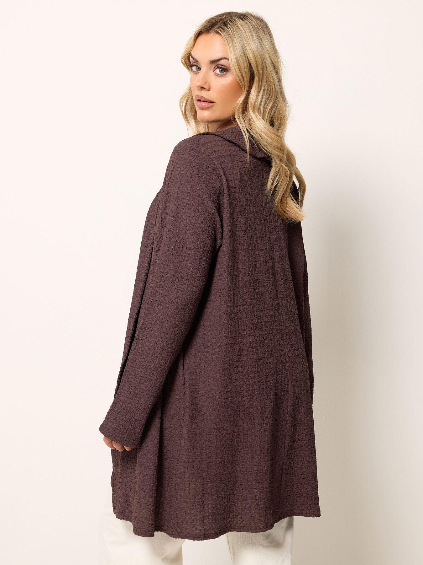 Image 2 of 4 of Yours Curve Bubble Texture Blazer