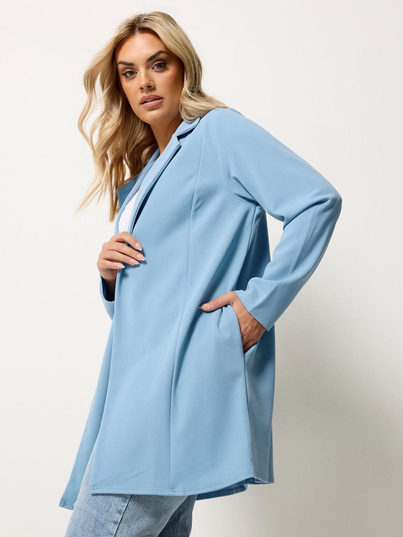 Image 1 of 4 of Yours Curve Scuba Blazer