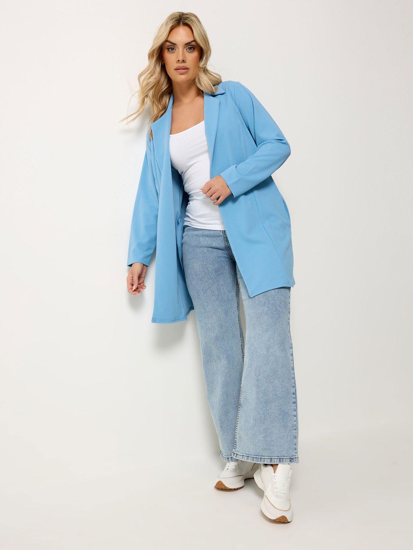 Image 3 of 4 of Yours Curve Scuba Blazer