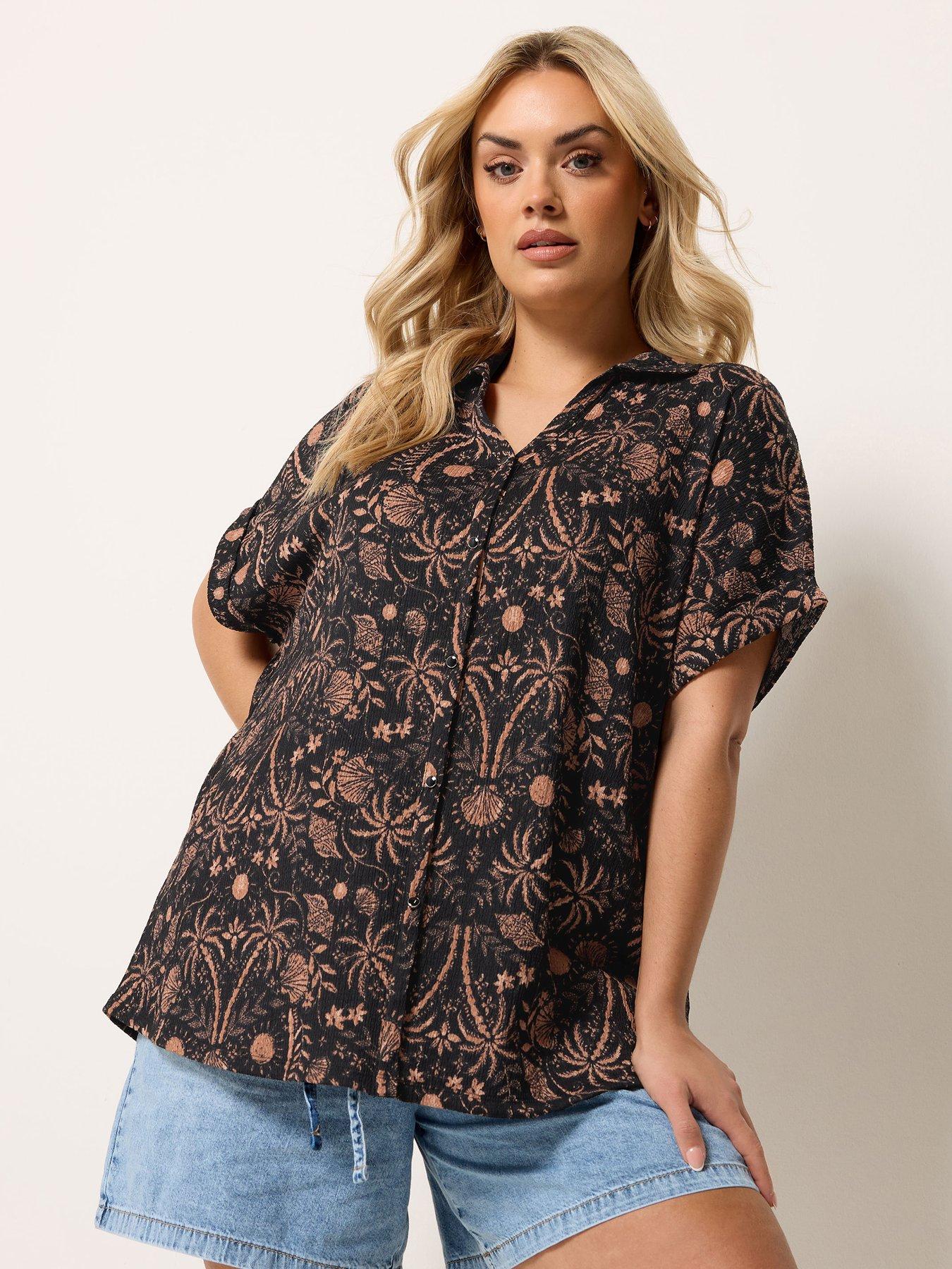 Yours Curve Grown On Boxy Shirt