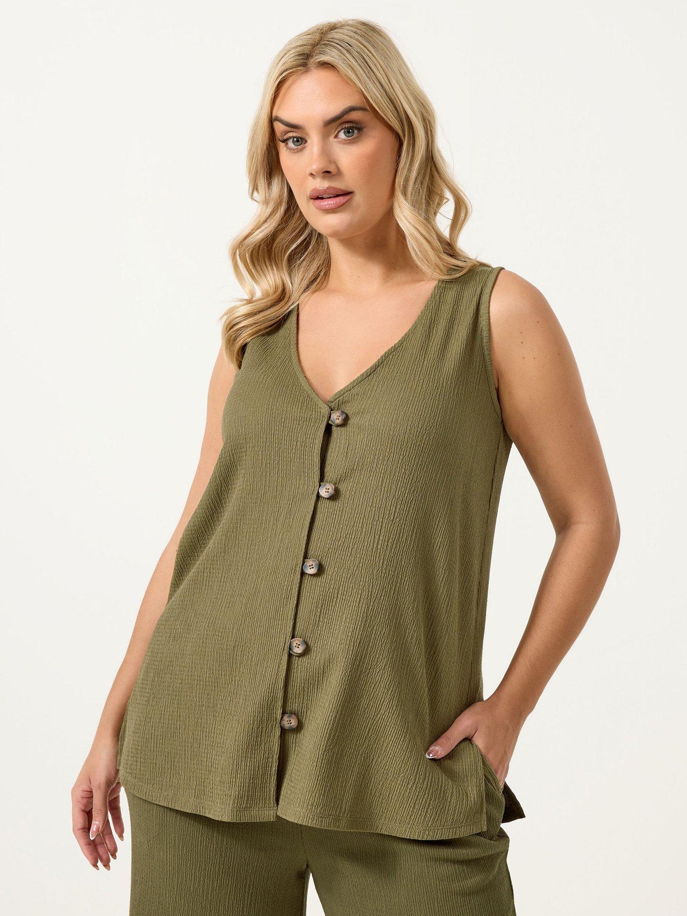 yours-curve-textured-co-ord-waistcoatfront