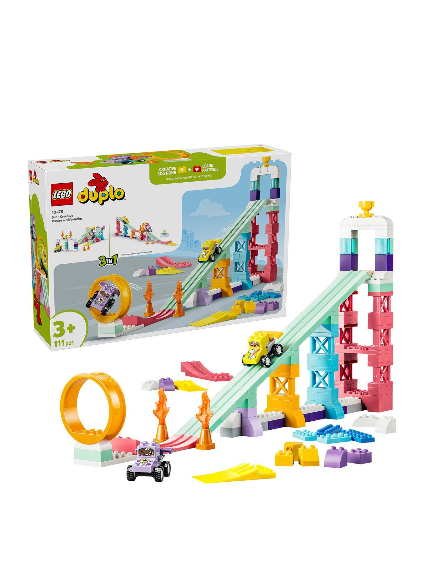 LEGO Duplo Town 3 in 1 Creative Ramps with Vehicles 10478