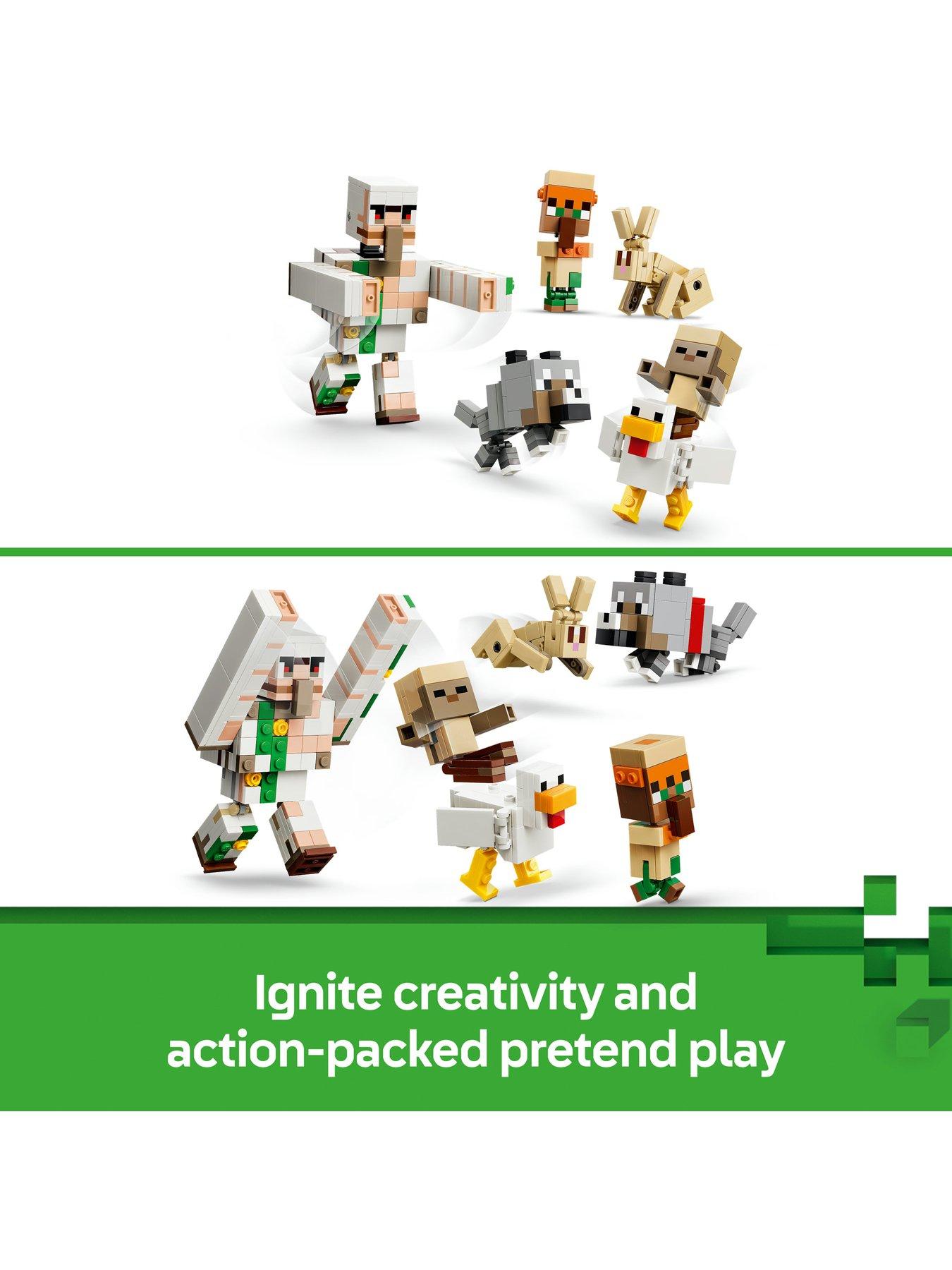 Image 4 of 8 of LEGO Minecraft Chicken Jockey Desert Attack 21592