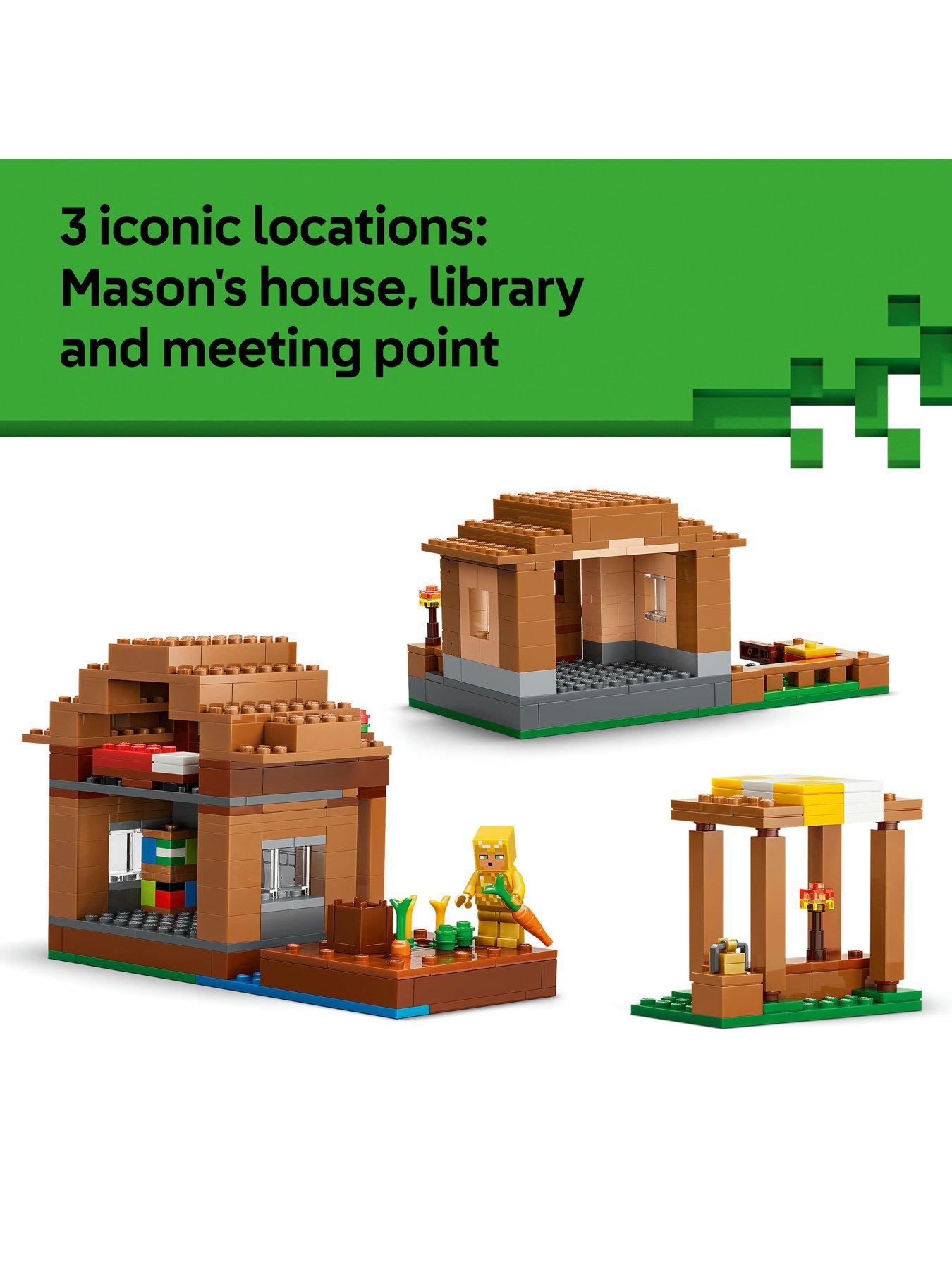 Image 3 of 8 of LEGO Minecraft Evoker Village Attack Toy 21596