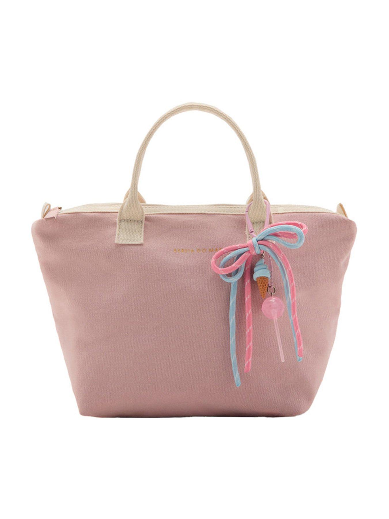 Image 1 of 4 of Mango Girls Mini Tote Bag - Pink