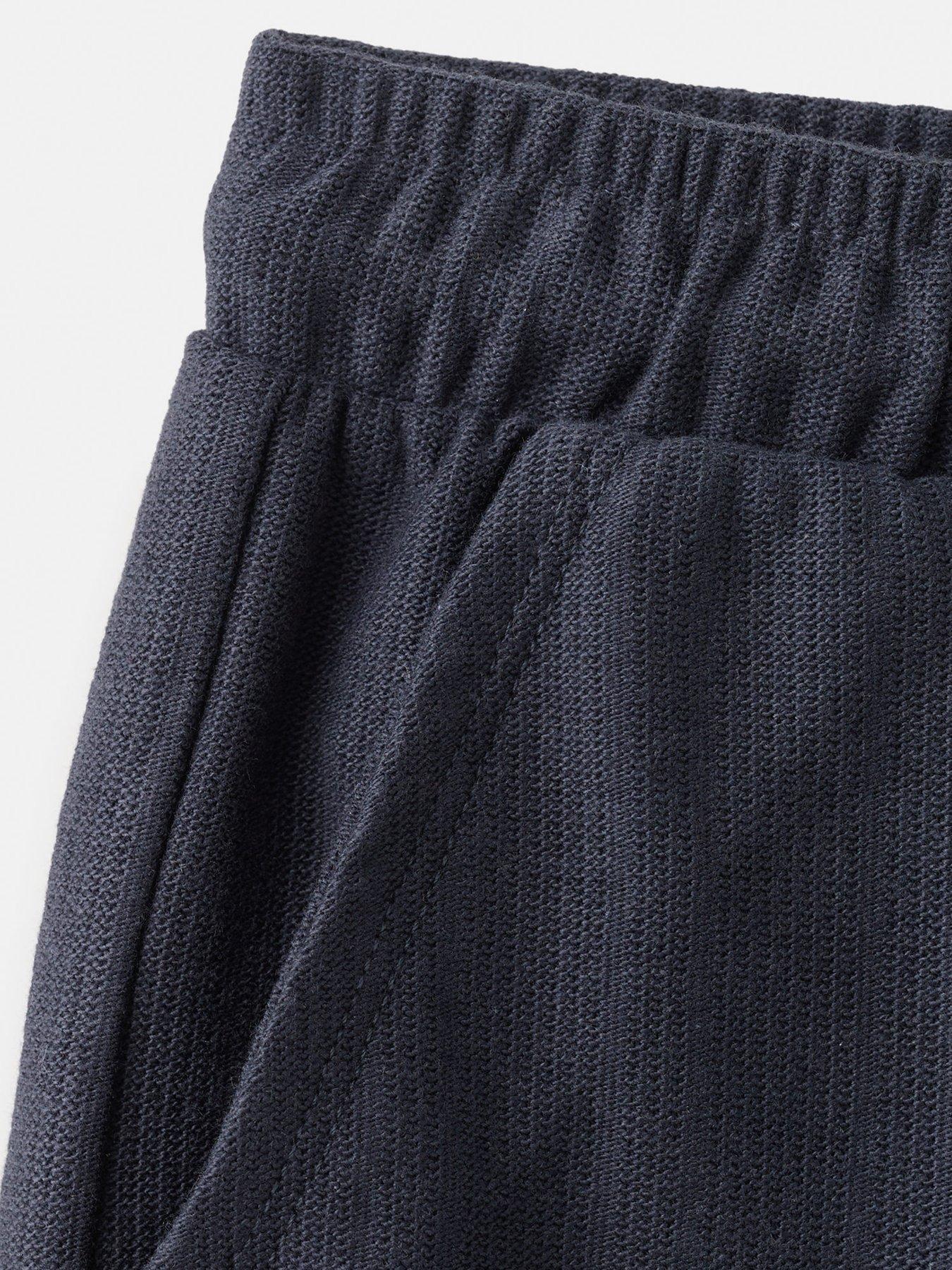Image 3 of 4 of Mango Younger Boys Elasticated Waist Trousers - Navy