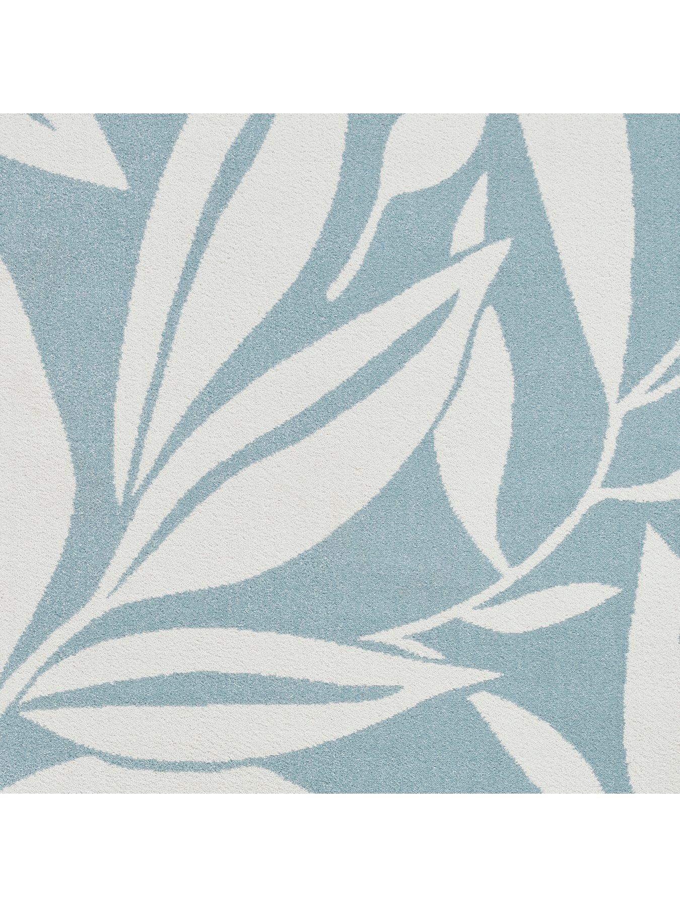 Image 6 of 6 of Catherine Lansfield Cl - Sorrel Leaves Blue - 080 X 150
