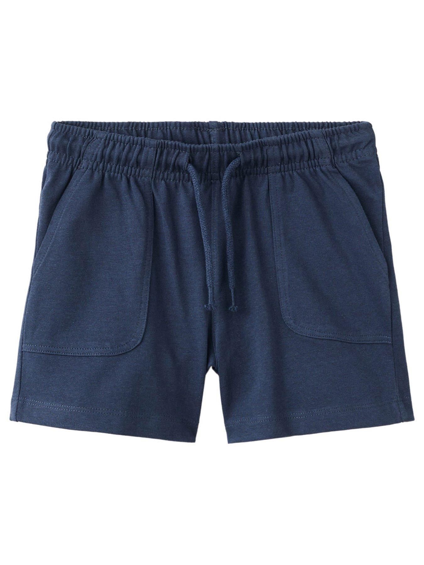 Image 1 of 4 of Mango Younger Boys Jersey Shorts - Navy