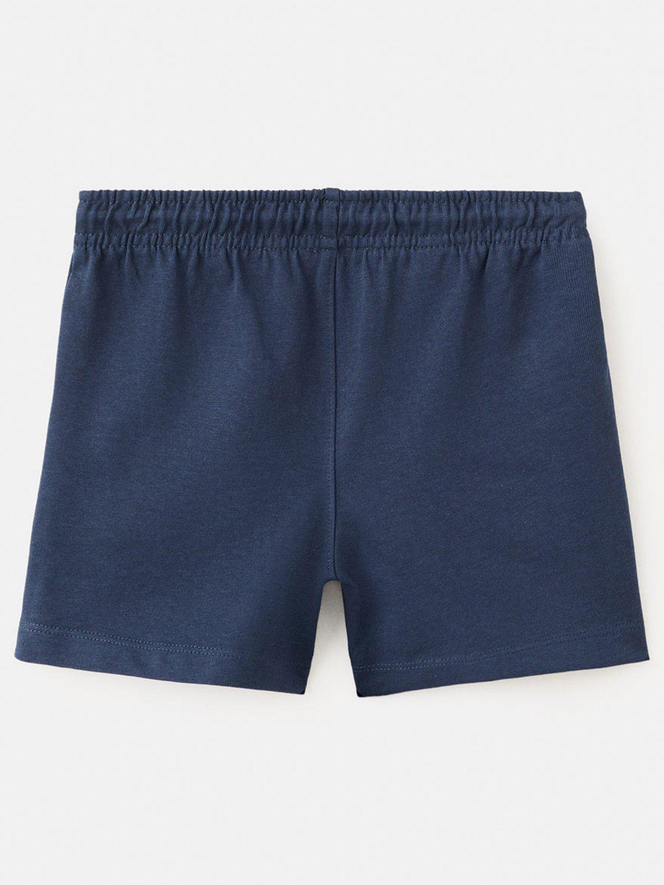 Image 2 of 4 of Mango Younger Boys Jersey Shorts - Navy