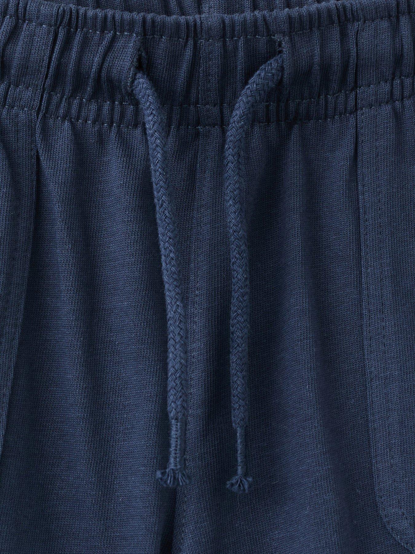 Image 3 of 4 of Mango Younger Boys Jersey Shorts - Navy