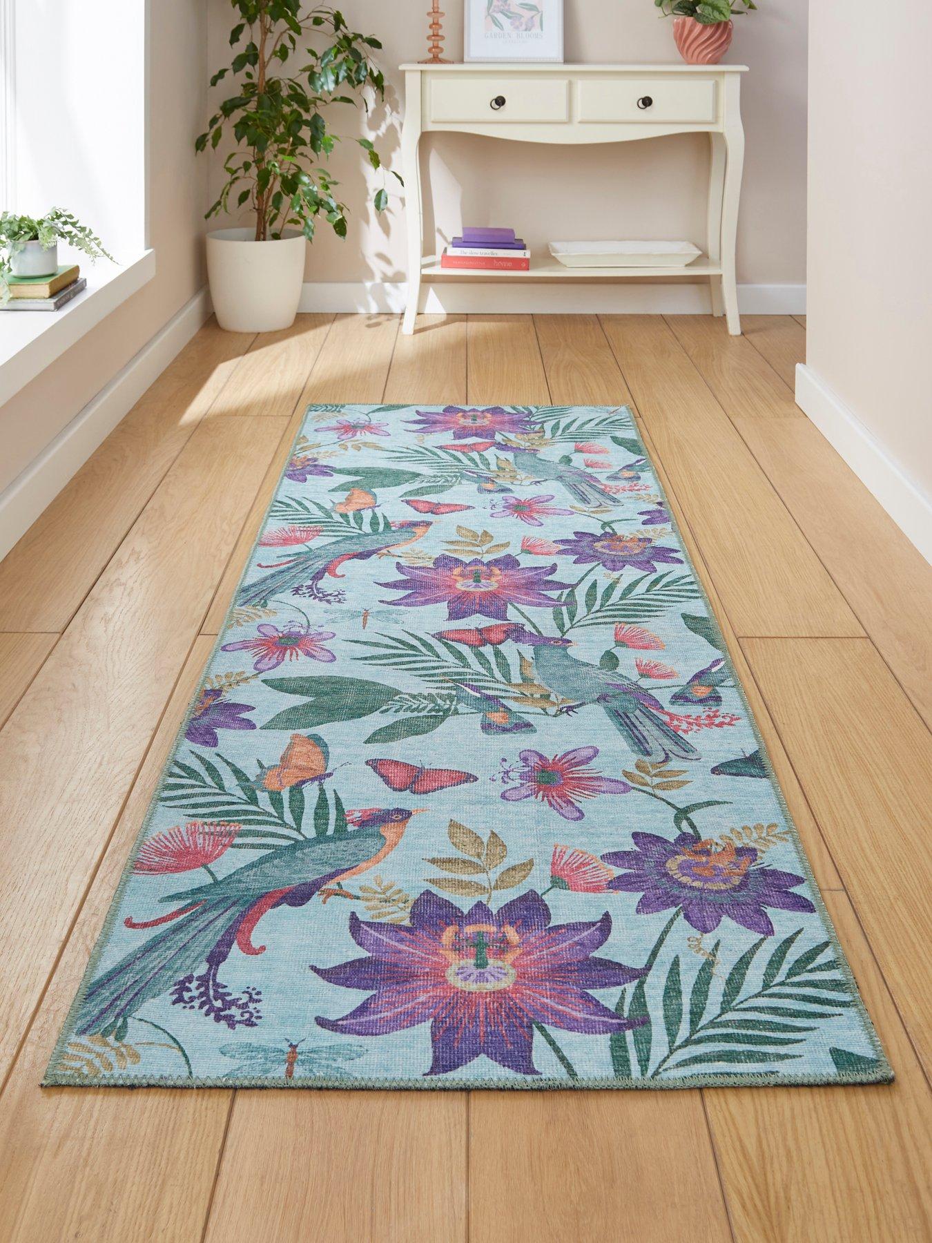 Catherine Lansfield Cl - Amaya Tropical Birds Purple - 076 X 230