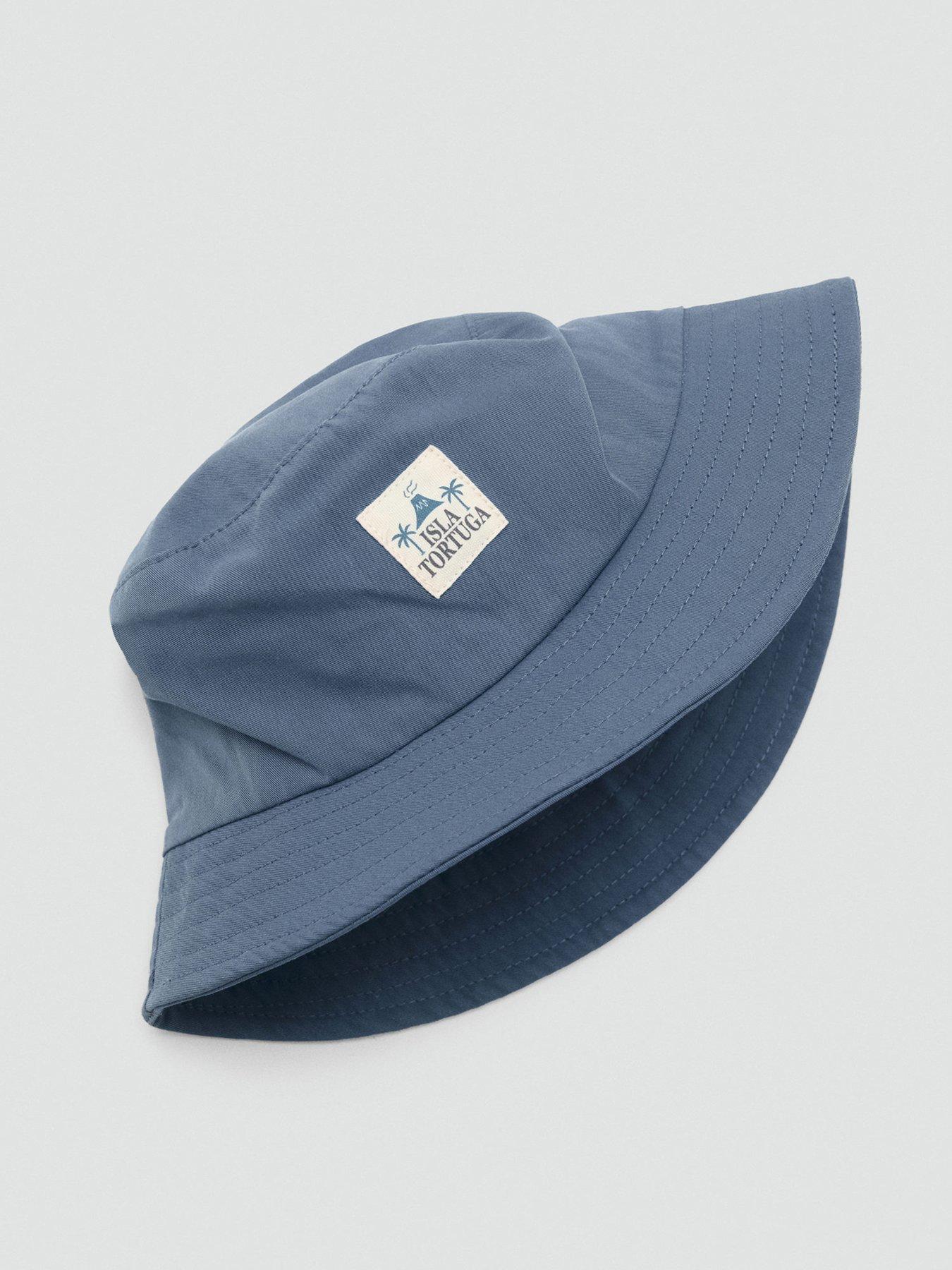 Image 3 of 4 of Mango Younger Boys Bucket Hat - Blue