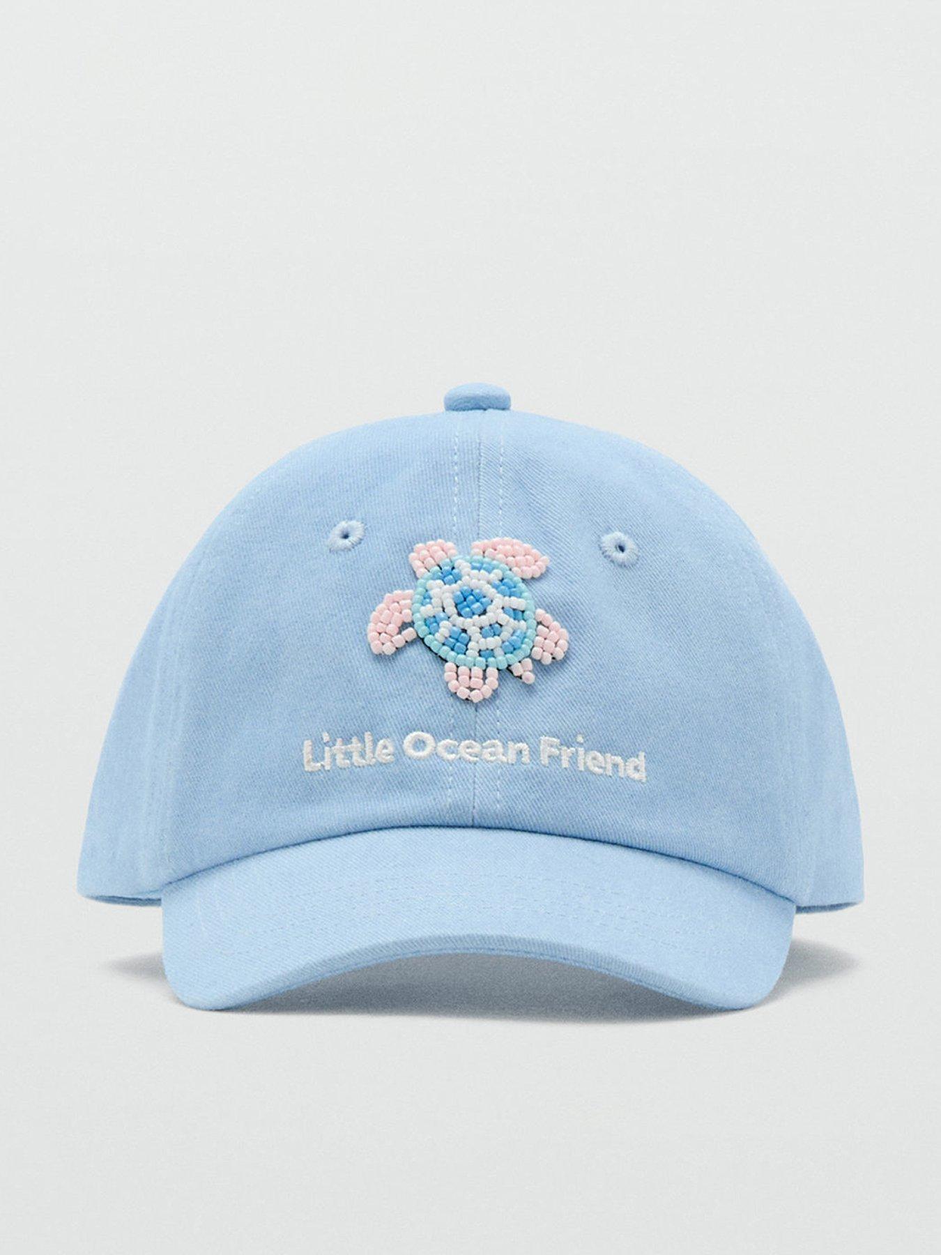 Mango Younger Girls Baseball Cap - Blue