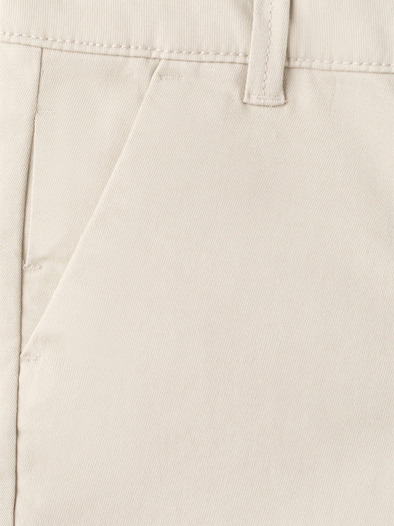 Image 4 of 4 of Mango Younger Boys Chino Shorts - Beige