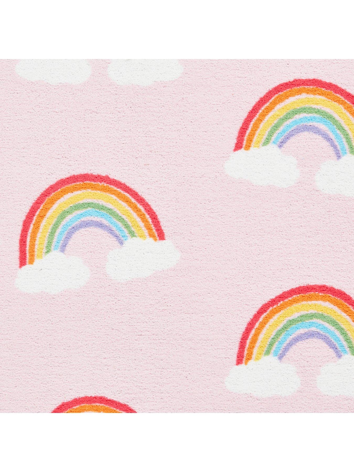 Image 5 of 5 of Catherine Lansfield Cl Kids - Rainbow Hearts Pink - 080 X 150