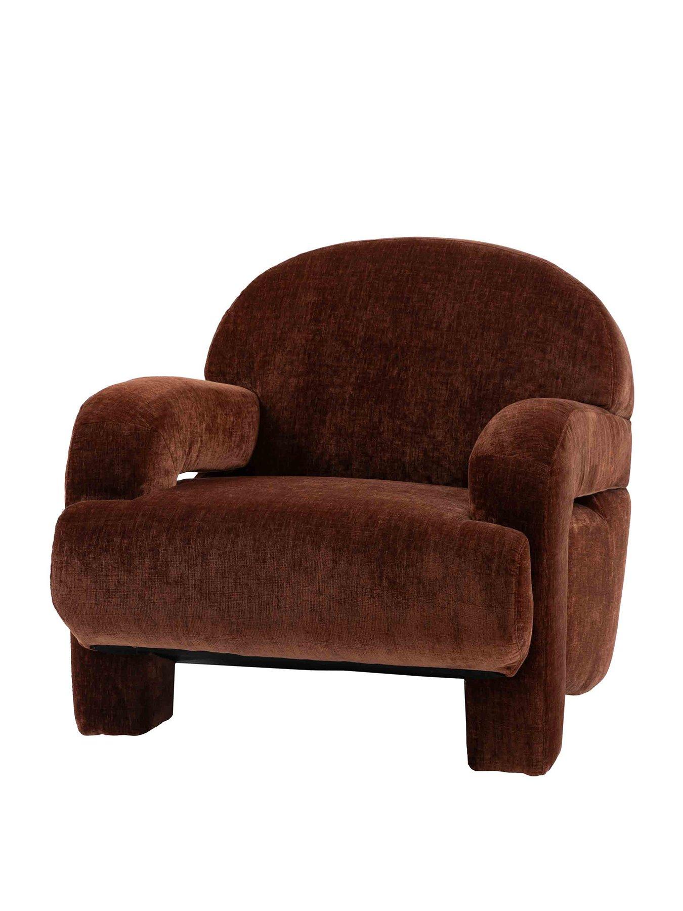 Gallery Direct Aros Armchair Celine Brandy