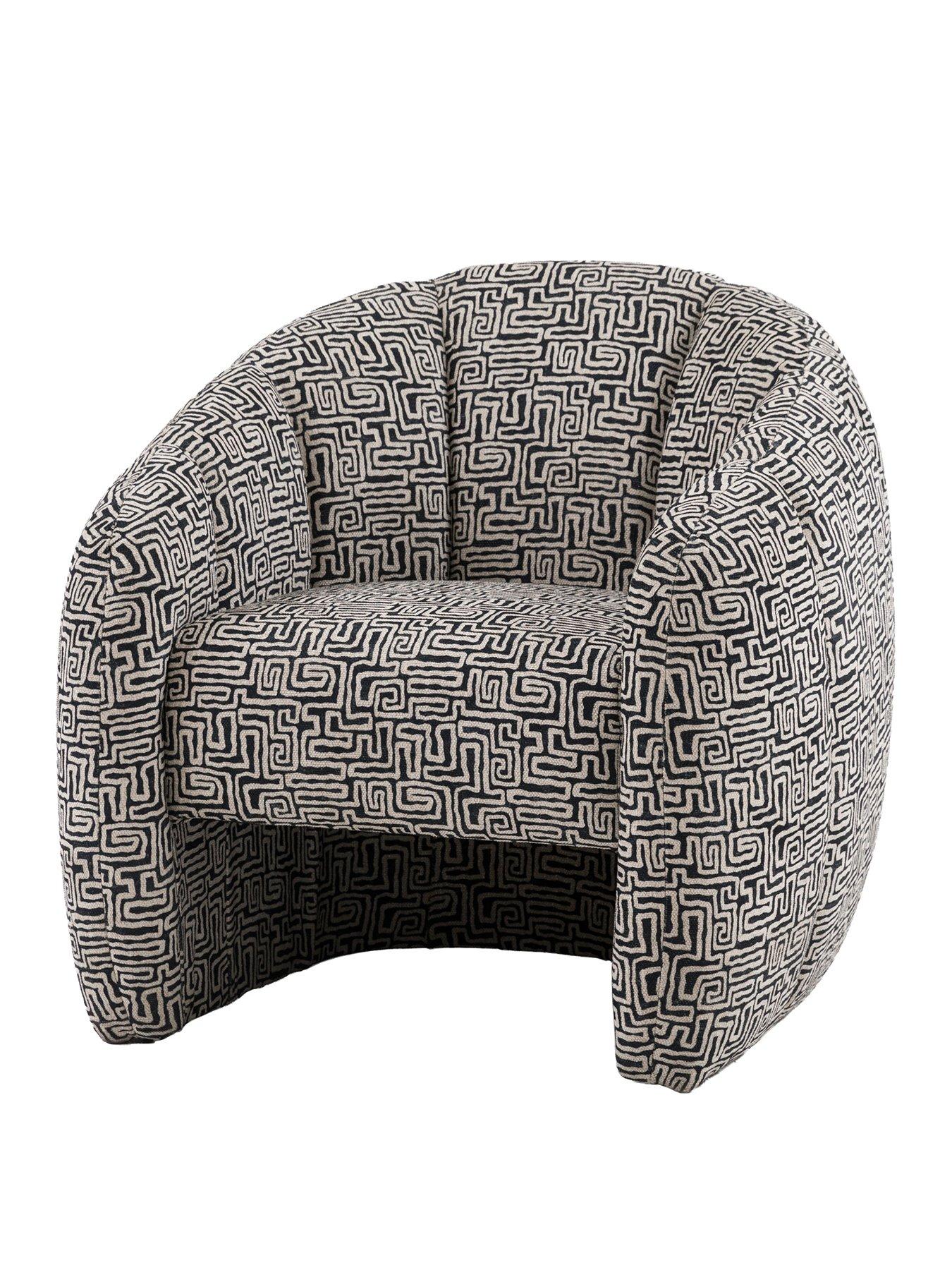 Image 1 of 3 of Gallery Direct Monochrome Atella Tub Chair