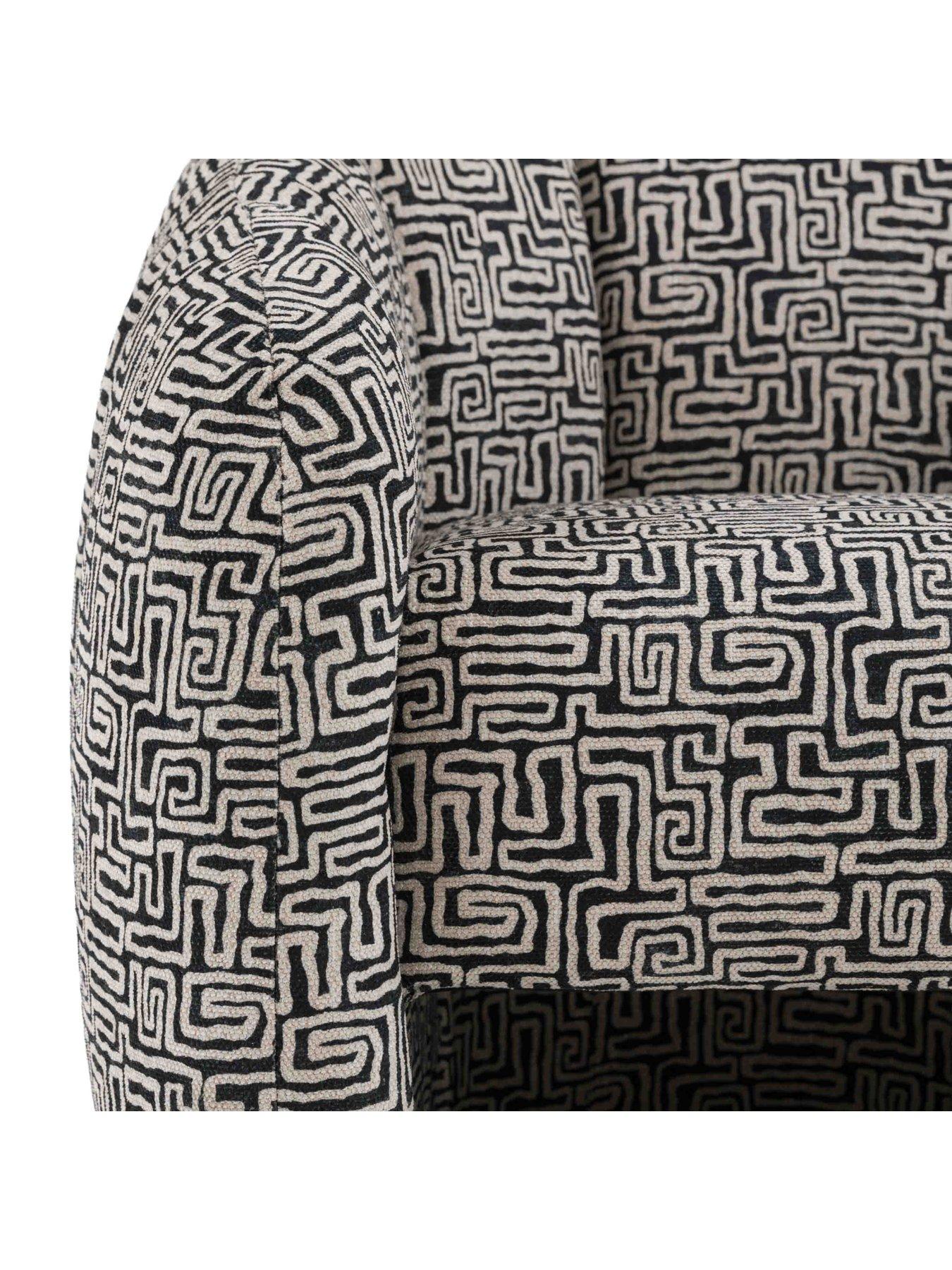 Image 3 of 3 of Gallery Direct Monochrome Atella Tub Chair