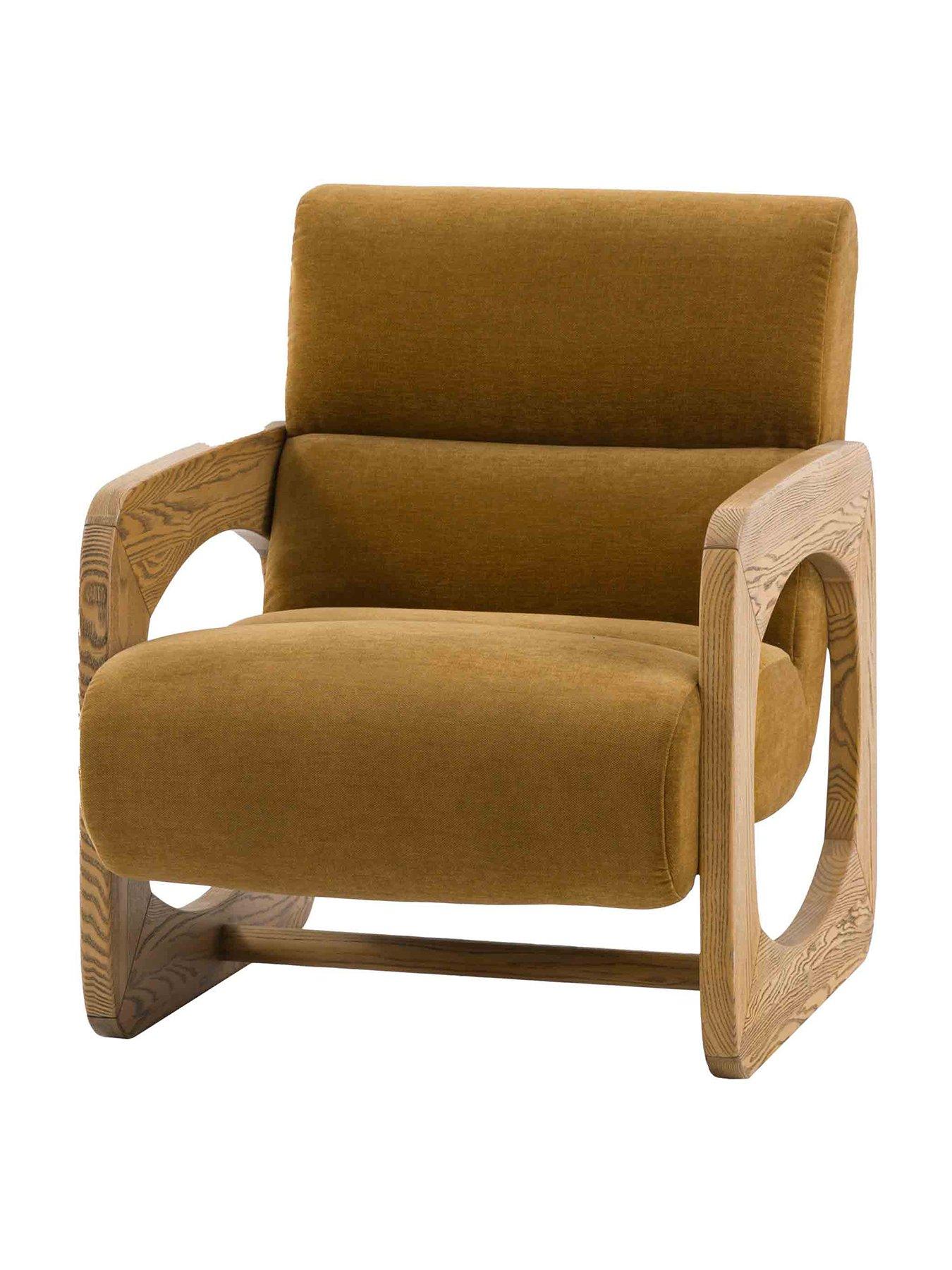 Gallery Direct Marco Golden Armchair