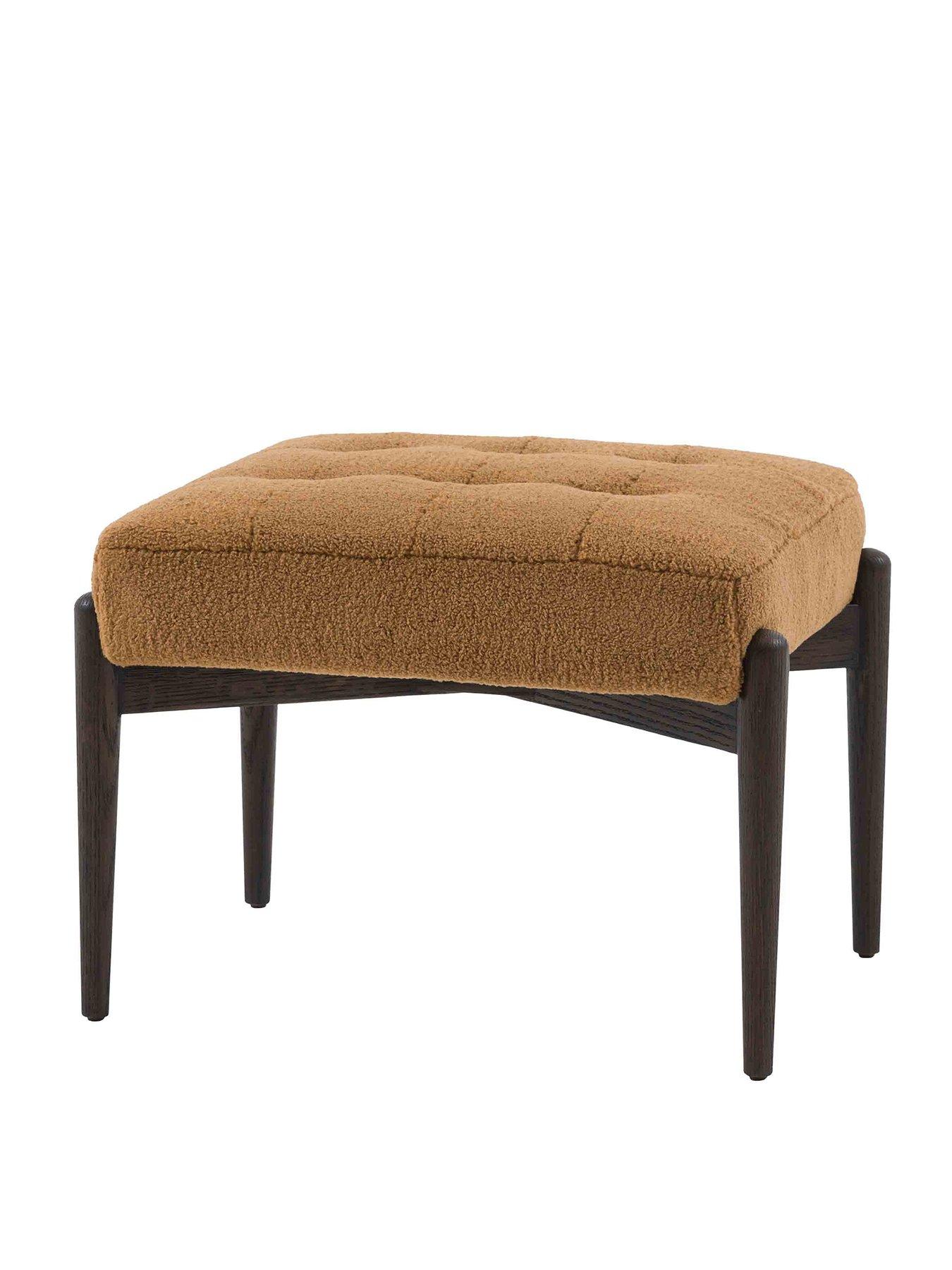Gallery Direct Humber Faux Sheepskin Footstool