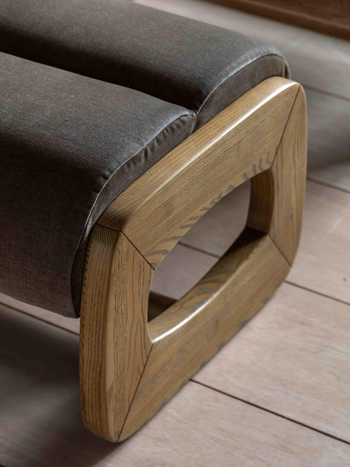 Image 3 of 5 of Gallery Direct Marco Sepia Footstool