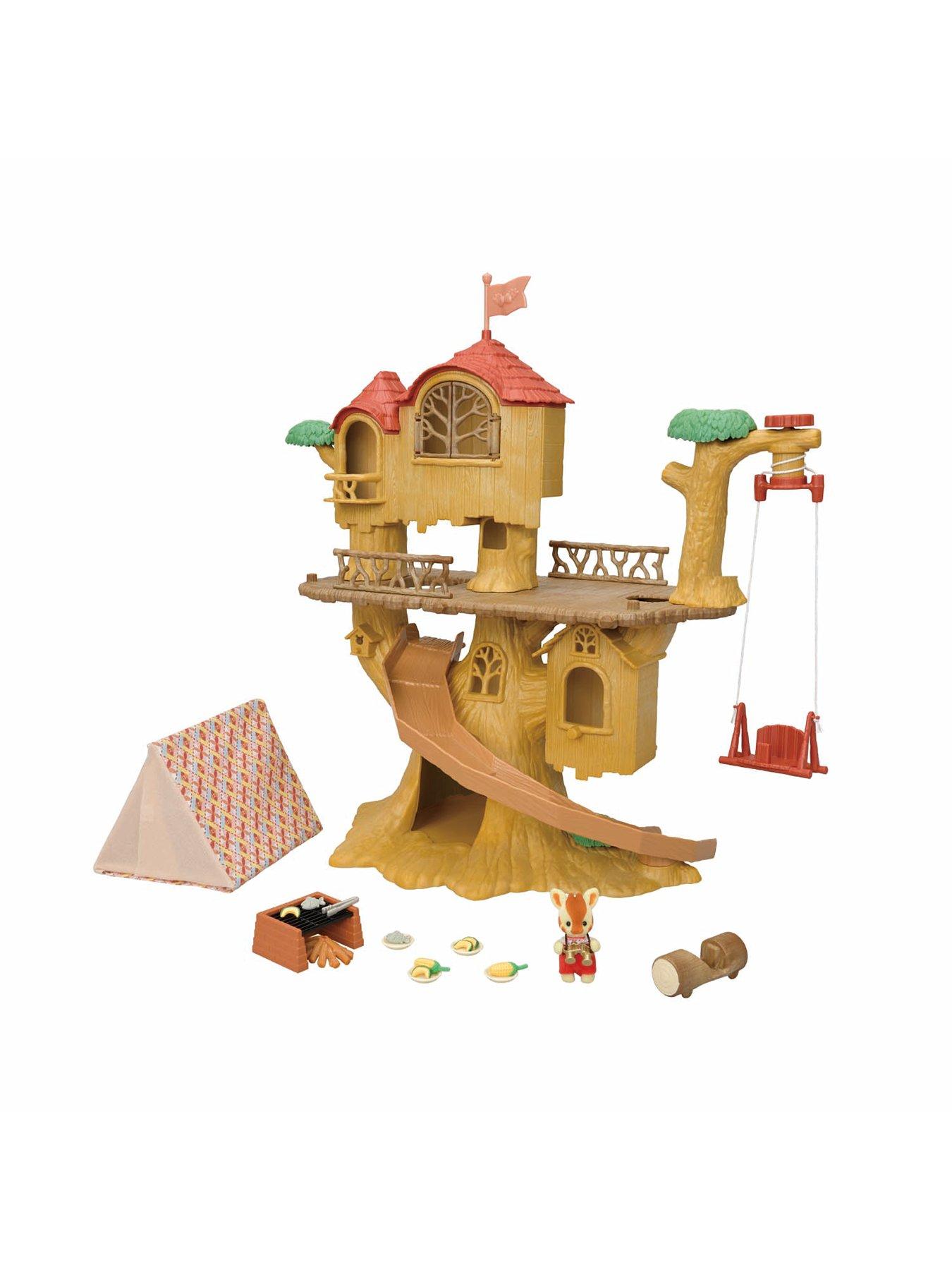 Image 3 of 4 of Sylvanian Families Detachable Hut Adventure Treehouse Playset