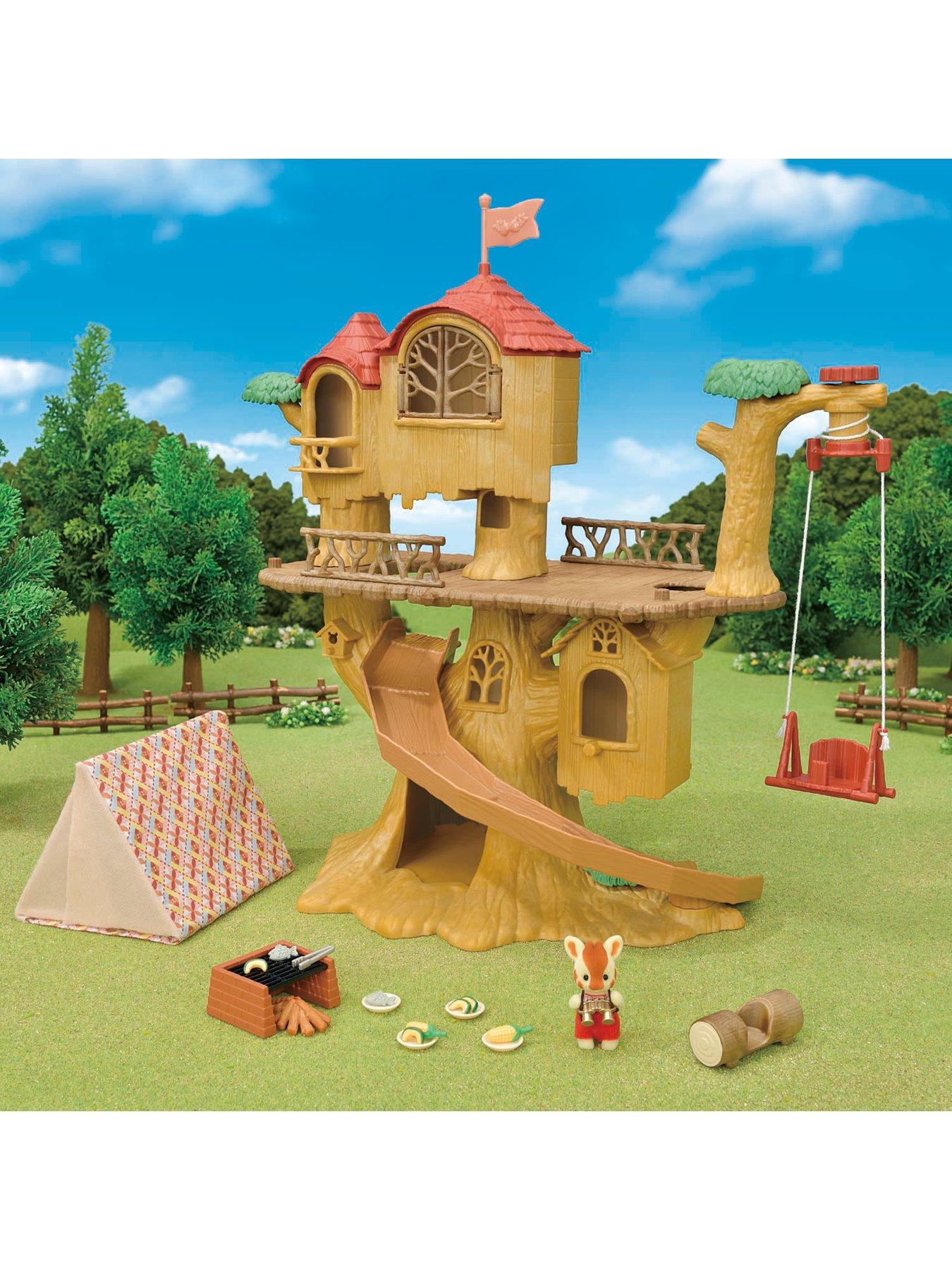Image 4 of 4 of Sylvanian Families Detachable Hut Adventure Treehouse Playset