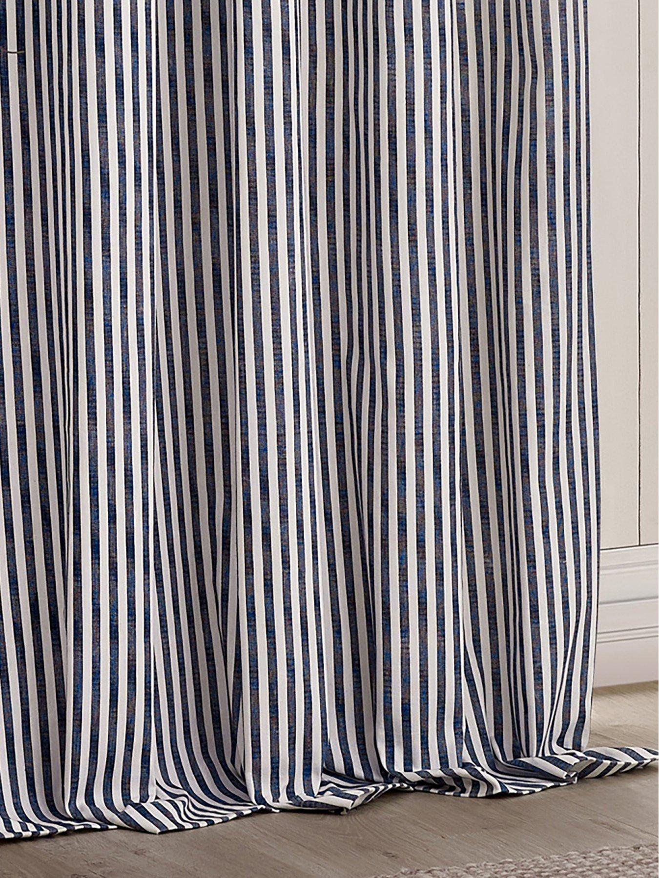 Image 5 of 6 of Yard Hebden Stripe Blackout Eyelet Curtains