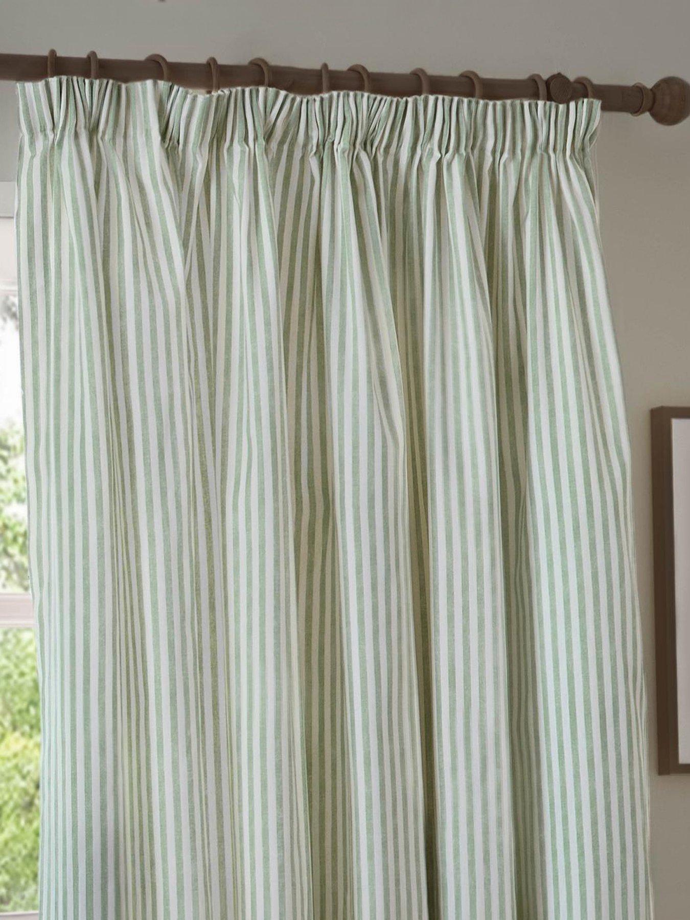 Image 3 of 7 of Yard Hebden Pencil Pleat Curtains Eucalyptus