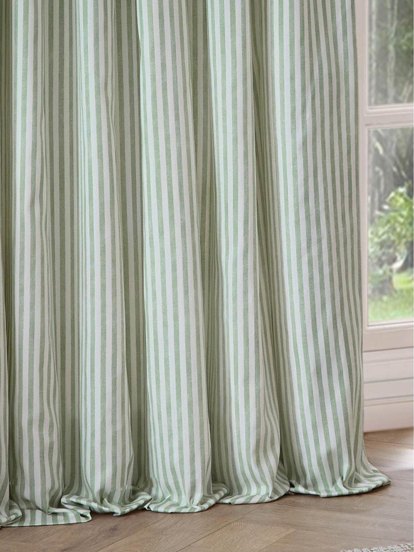Image 5 of 7 of Yard Hebden Pencil Pleat Curtains Eucalyptus