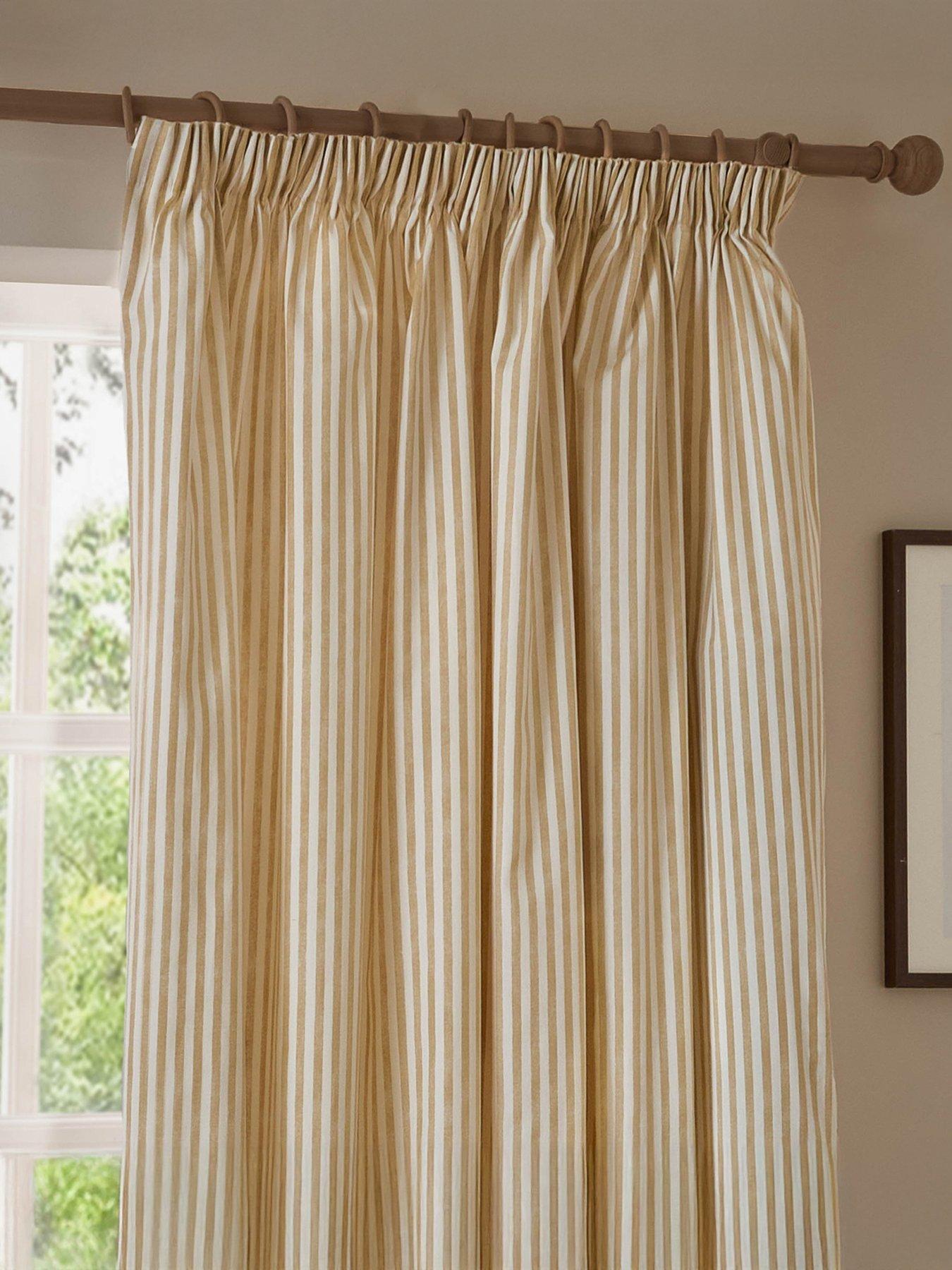 Image 3 of 5 of Yard Hebden Stripe Pencil Pleat Curtains