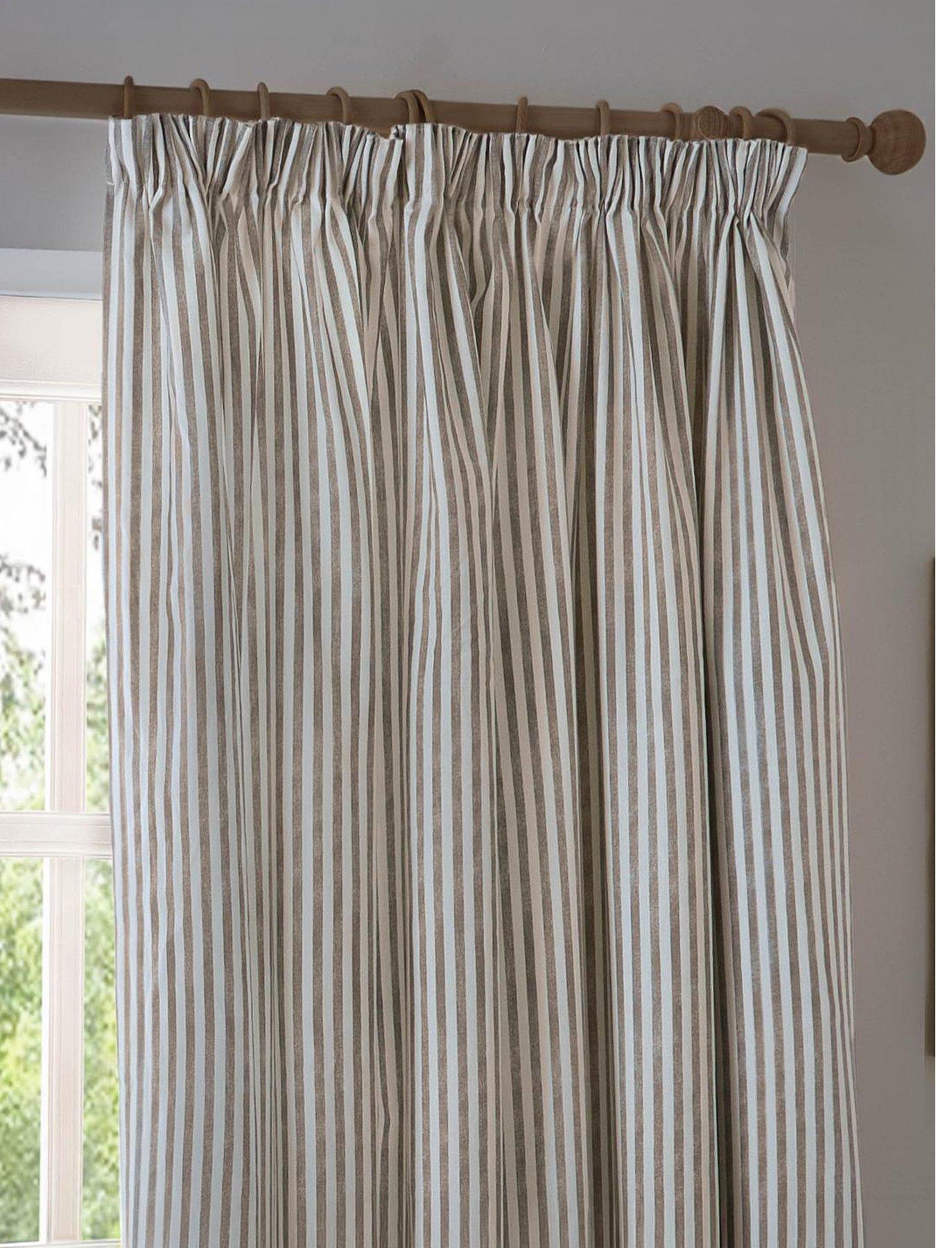 Image 3 of 7 of Yard Hebden Pencil Pleat Curtains Mole