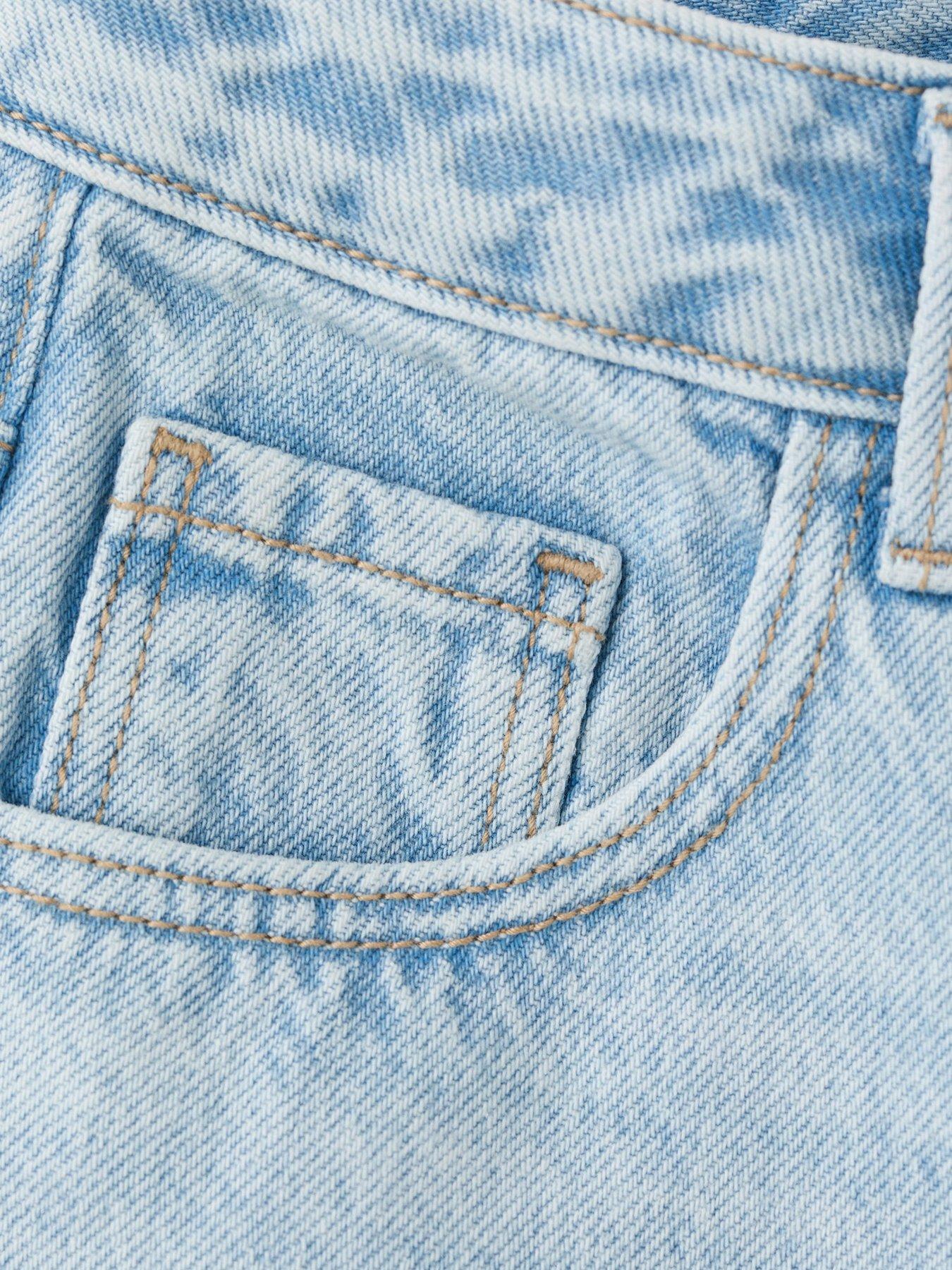 Image 4 of 4 of Mango Boys Denim Bermuda Shorts - Light Blue