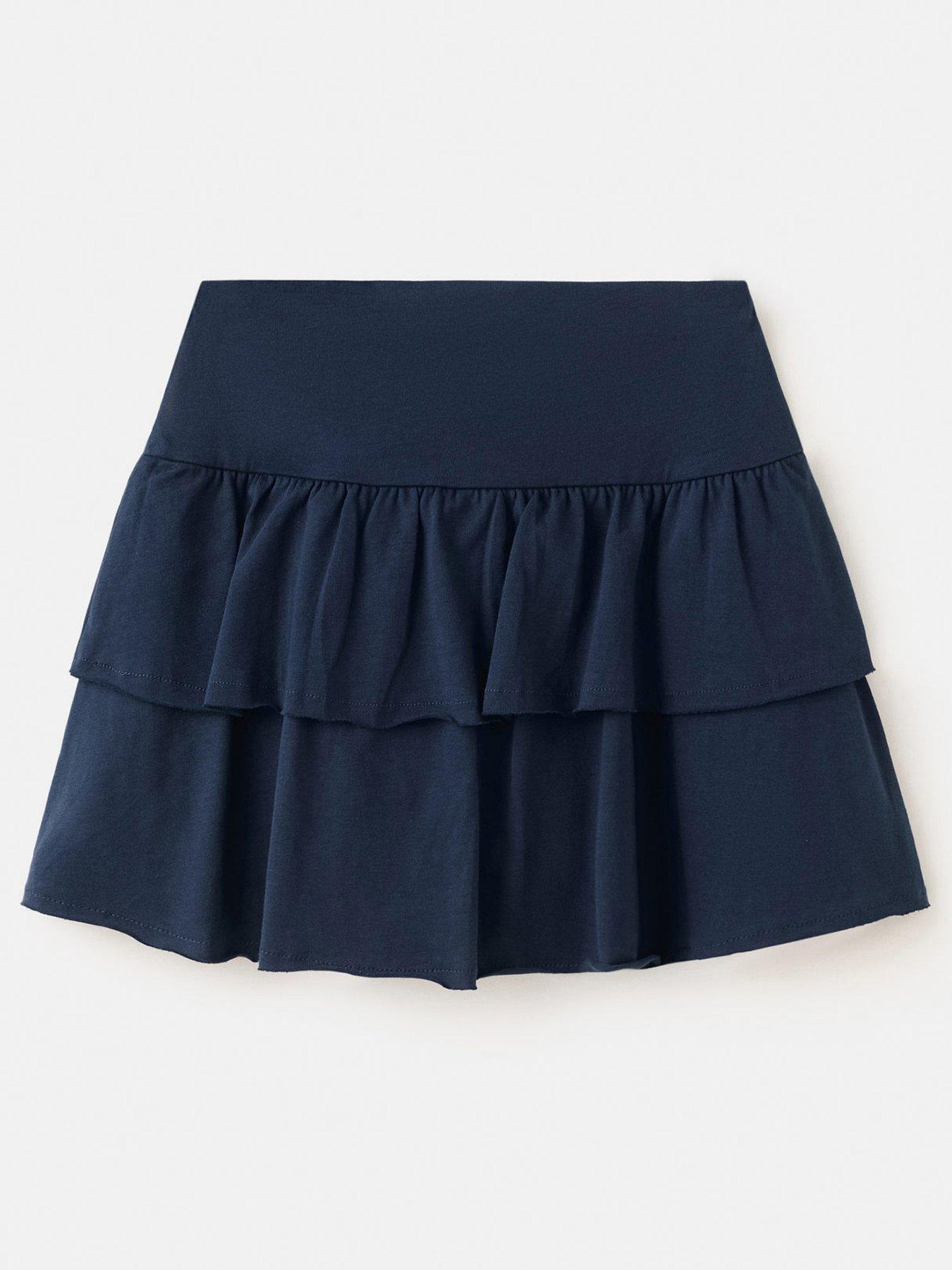 mango-girls-jersey-tiered-skirt-navyback