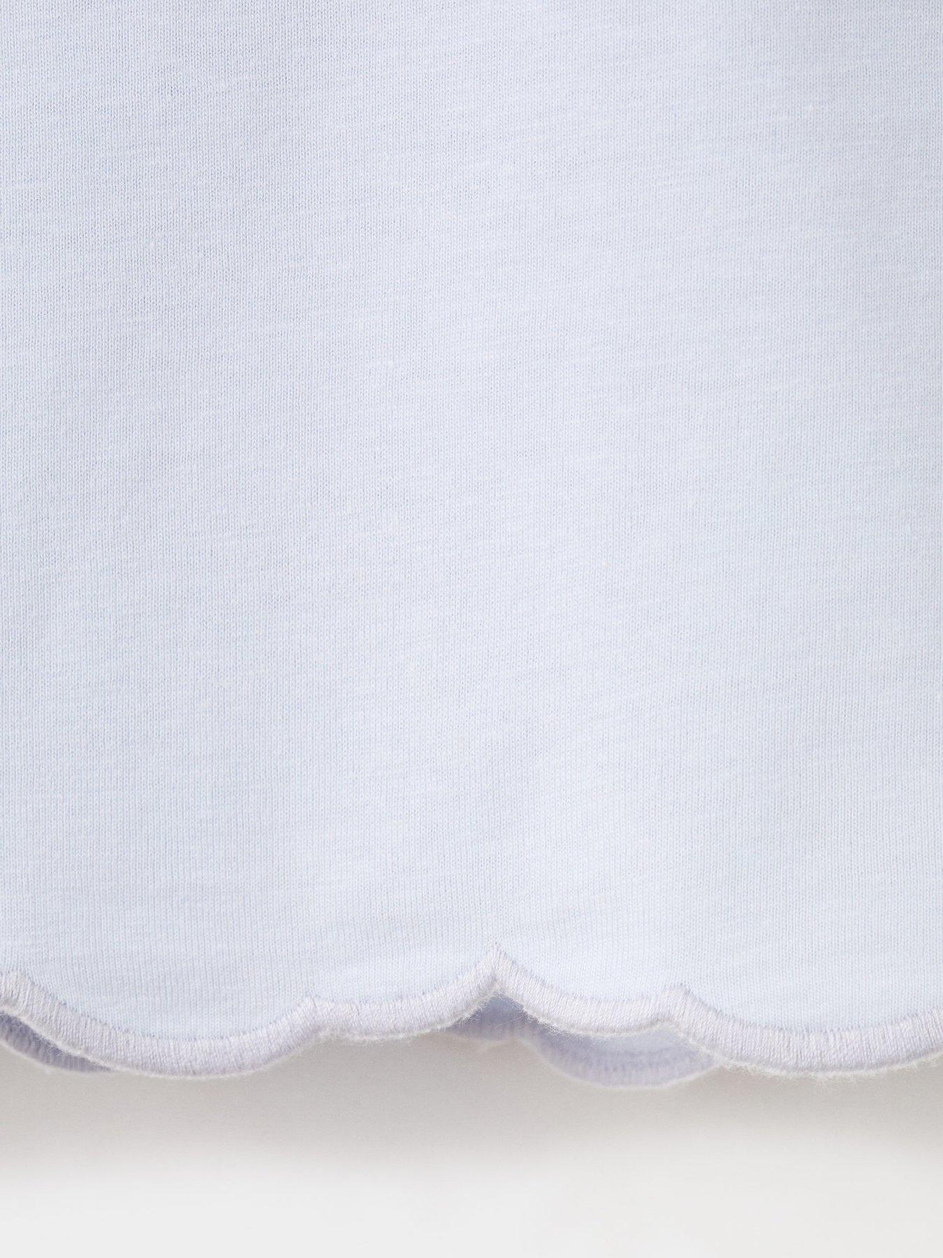 Image 3 of 4 of Mango Girls Starfish Short Sleeve T-shirt - Light Blue