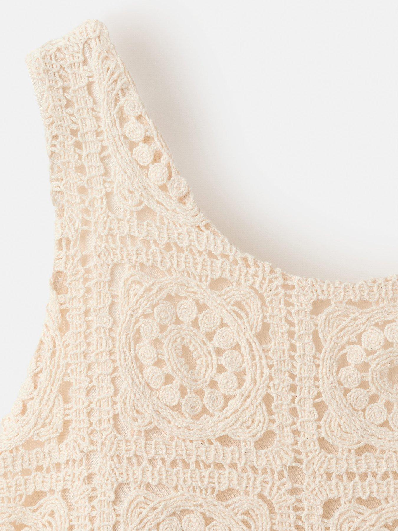 mango-girls-crochet-dress-creamoutfit
